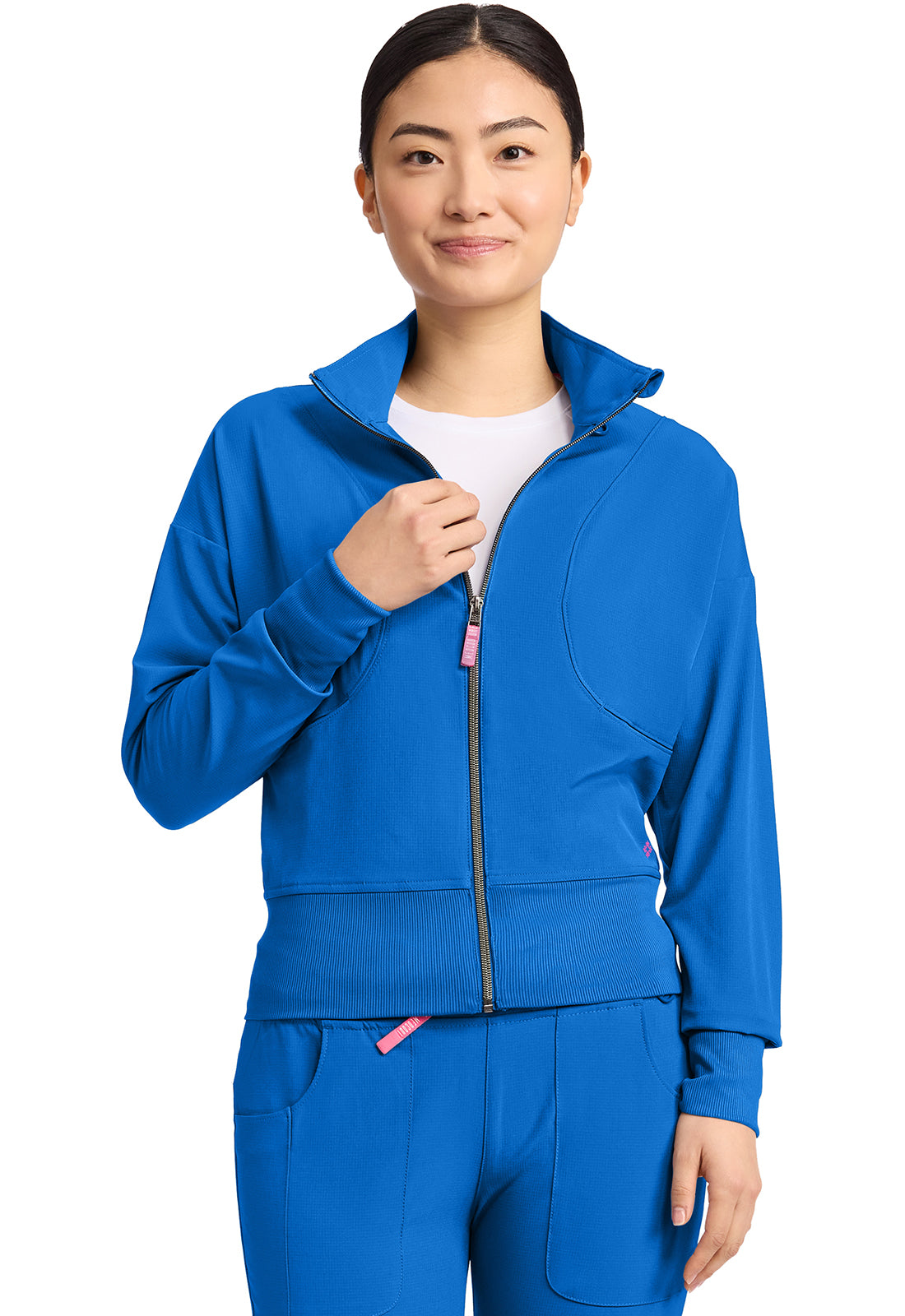 Med Couture Amp Women's MC303 Women's Cropped Warm Up Jacket