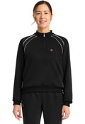 Med Couture Amp Women's MC328 Scuba Half Zip Jacket