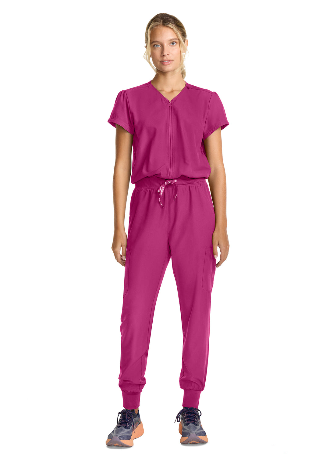 Med Couture Insight Women's MC510 Women's Zip Front Jumpsuit
