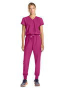 Med Couture Insight Women's MC510 Women's Zip Front Jumpsuit