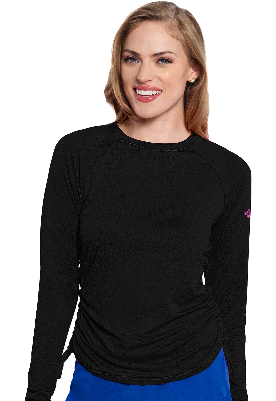 Med Couture Amp Women's MC700 Long Sleeve Ruched Underscrub