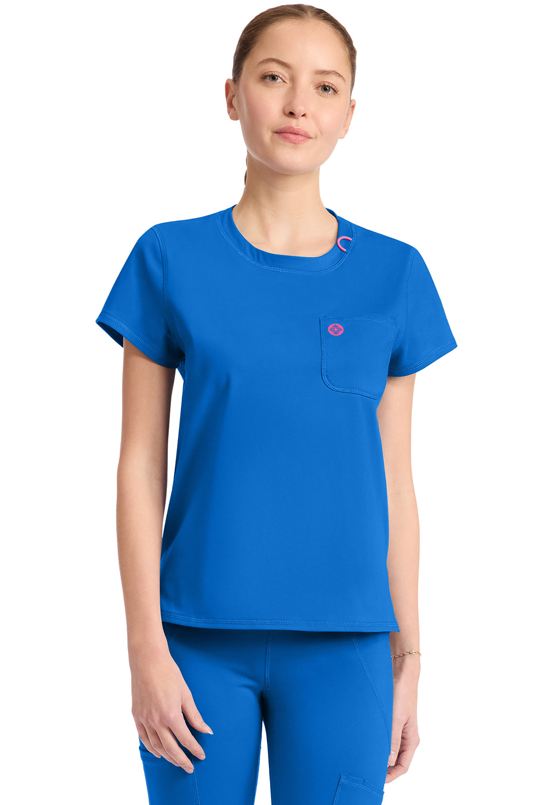 Med Couture Amp Knit Women's MC751 Crew Neck Tee