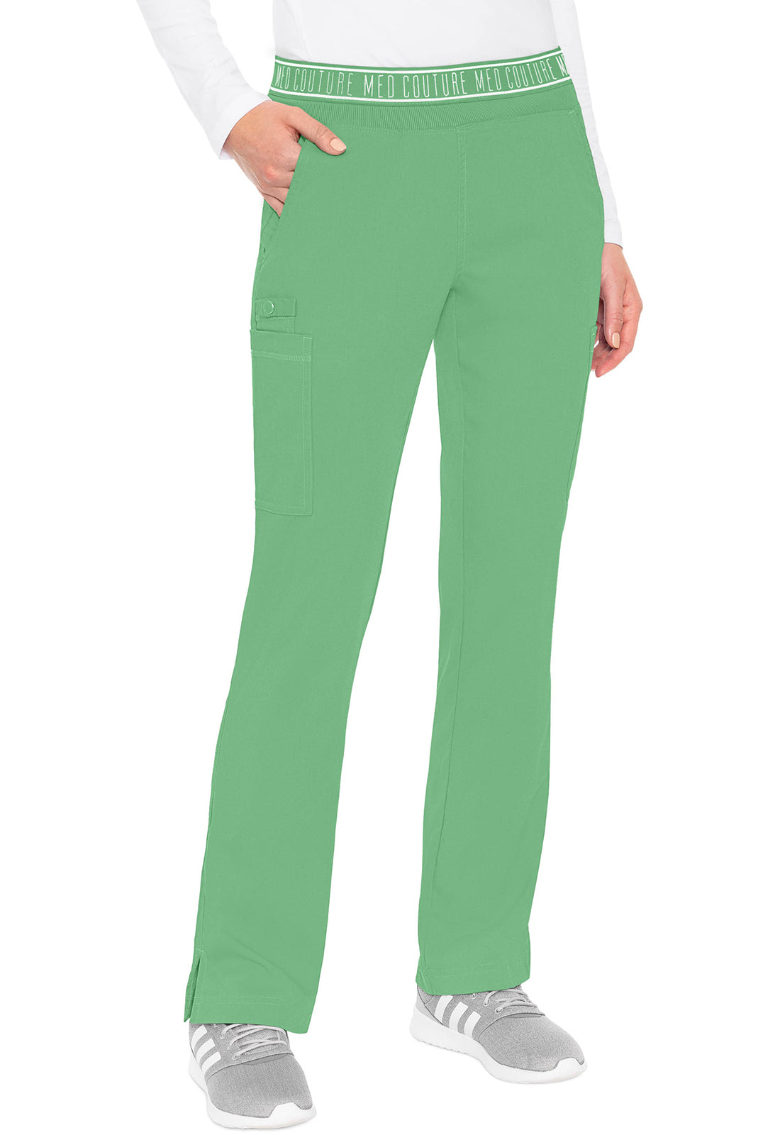 Med Couture Touch Women's MC7739 Yoga 2 Cargo Pocket Pant