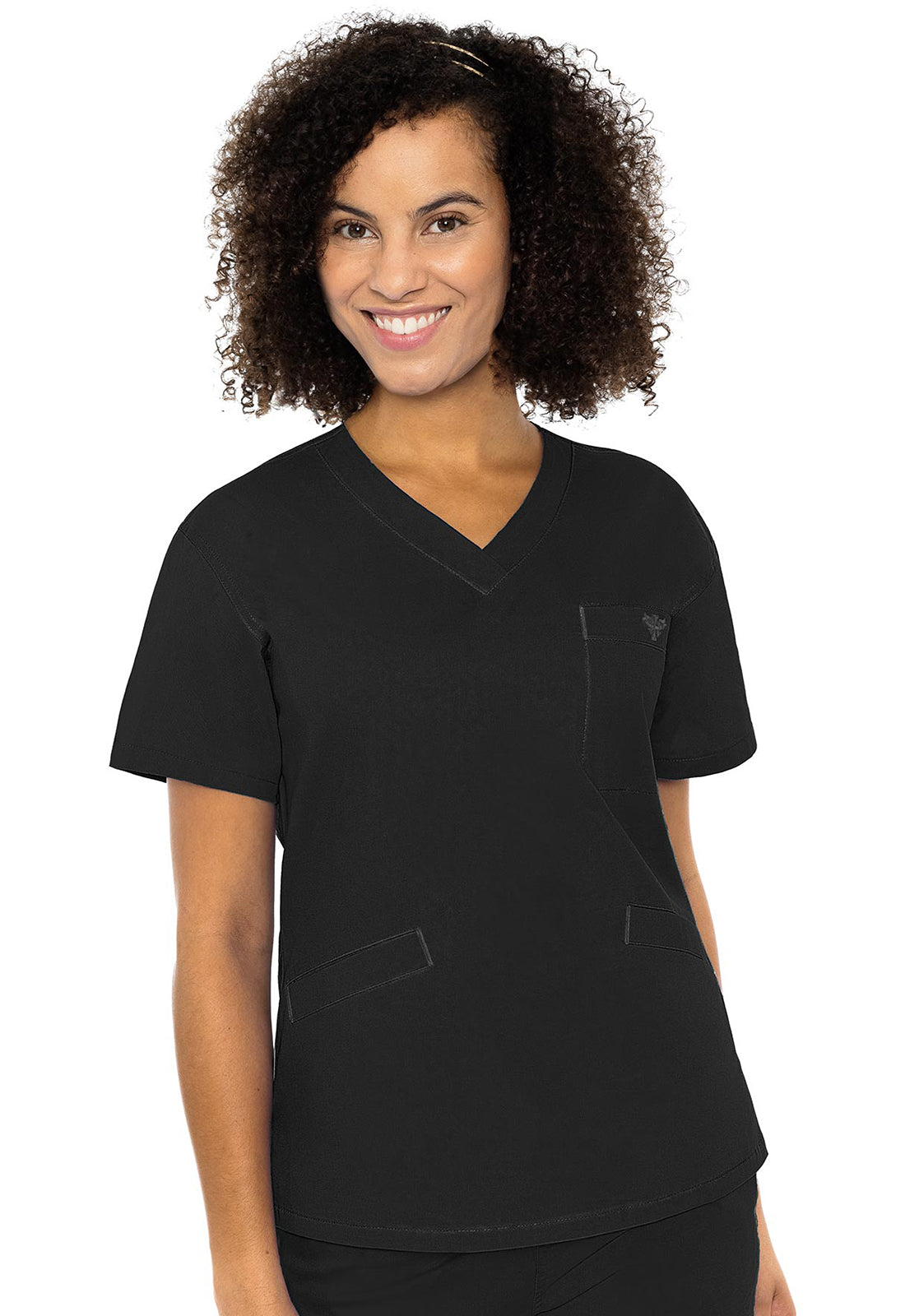 Med Couture Signature Women's MC8403 V-Neck Signature 3 Pocket Top
