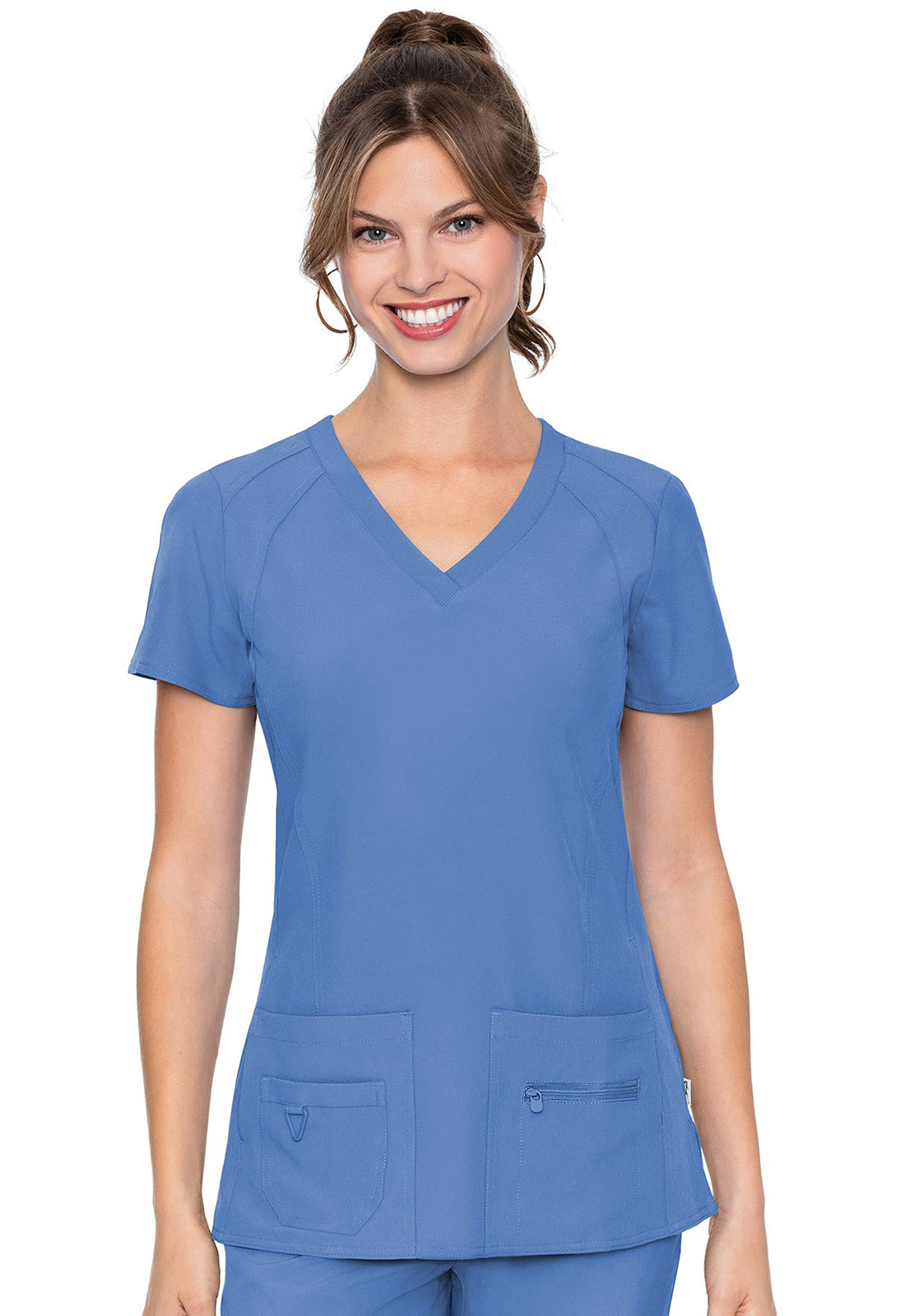 Med Couture Activate Women's MC8416 V-Neck Racerback Top