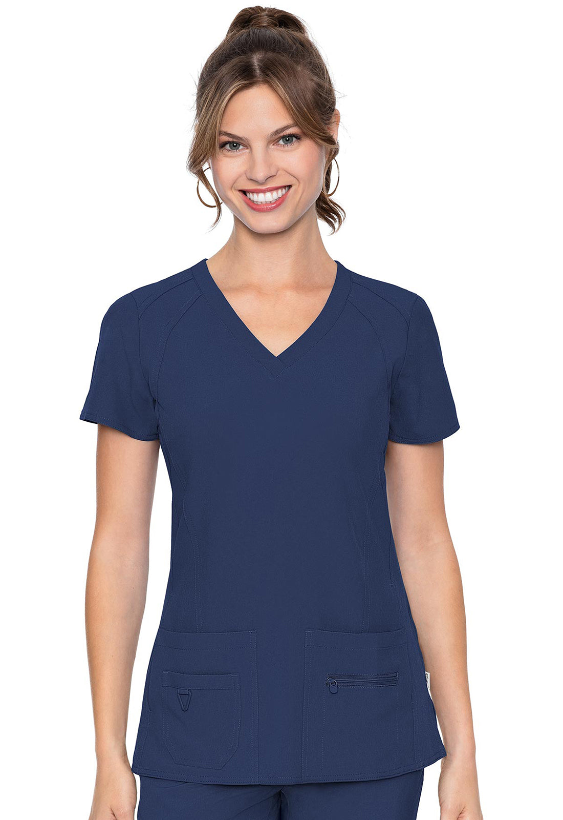 Med Couture Activate Women's MC8416 V-Neck Racerback Top