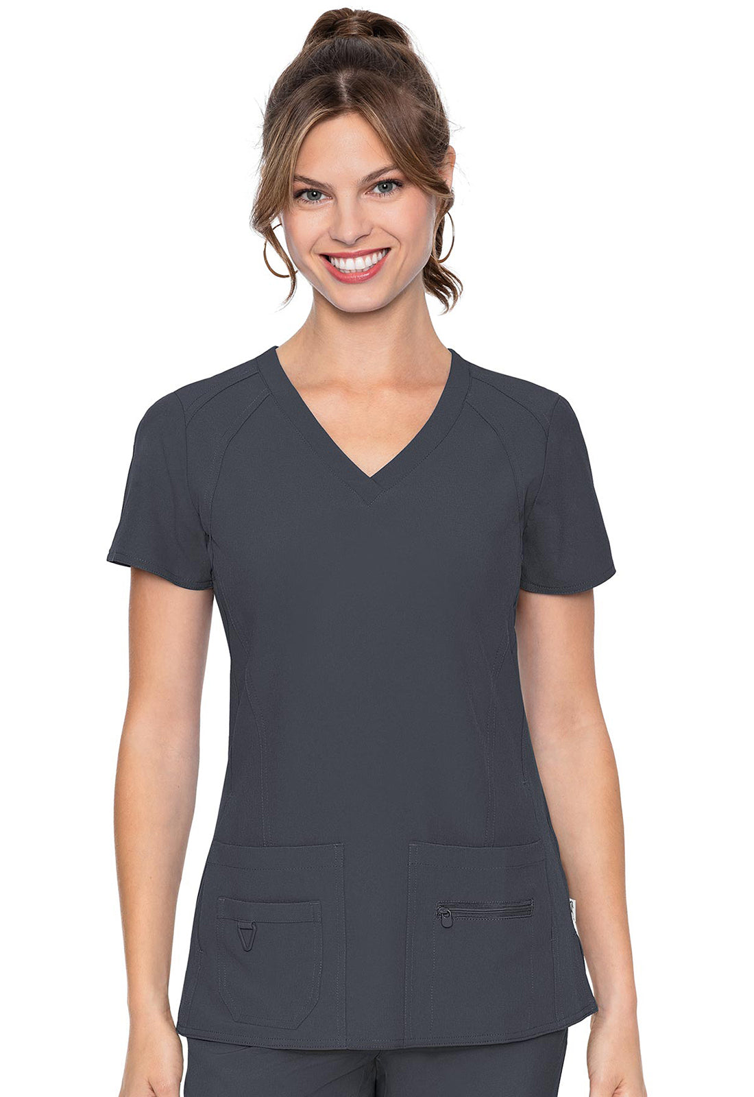 Med Couture Activate Women's MC8416 V-Neck Racerback Top