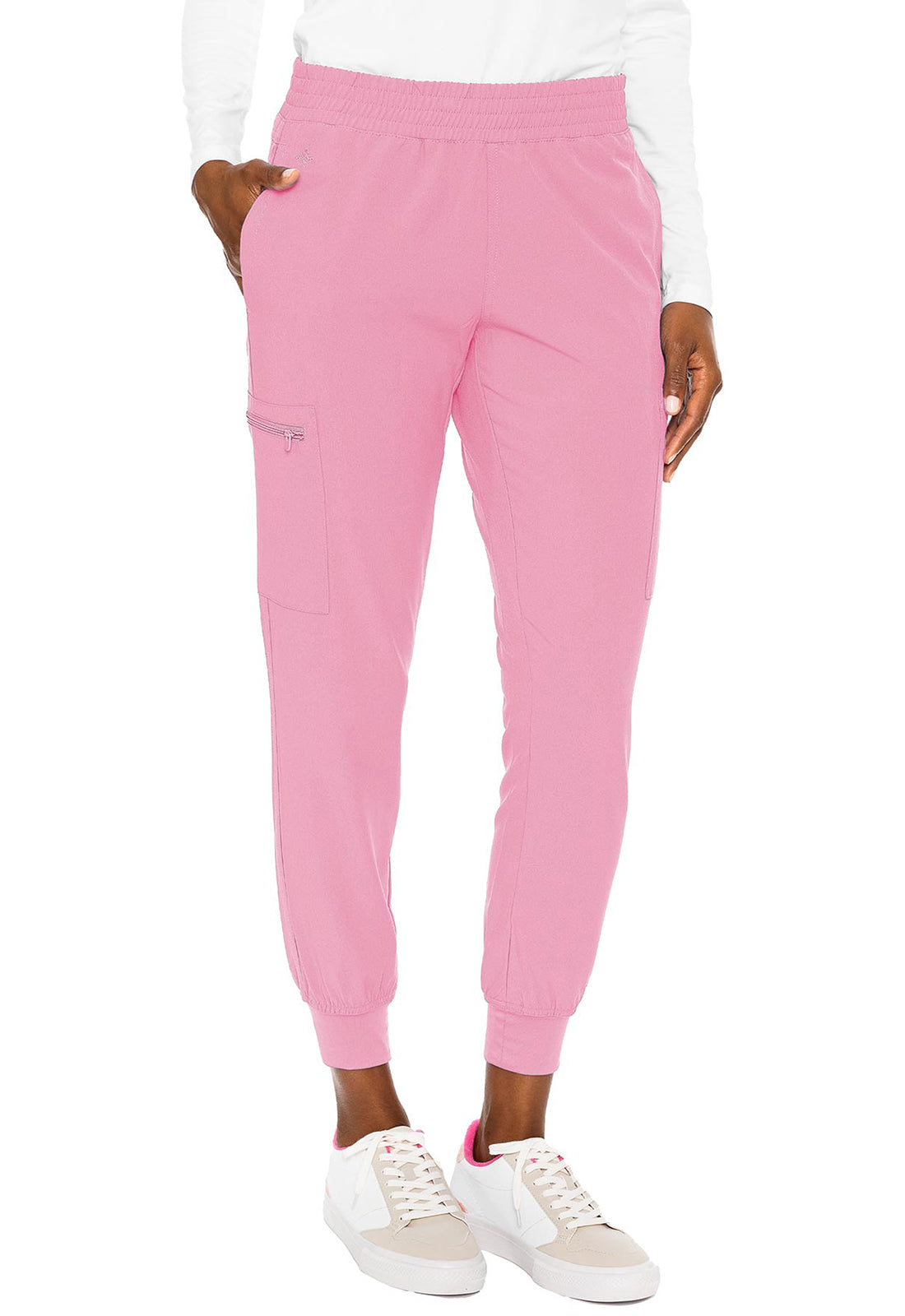MC ENERGY Women's MC8739 Smocked Waist Jogger