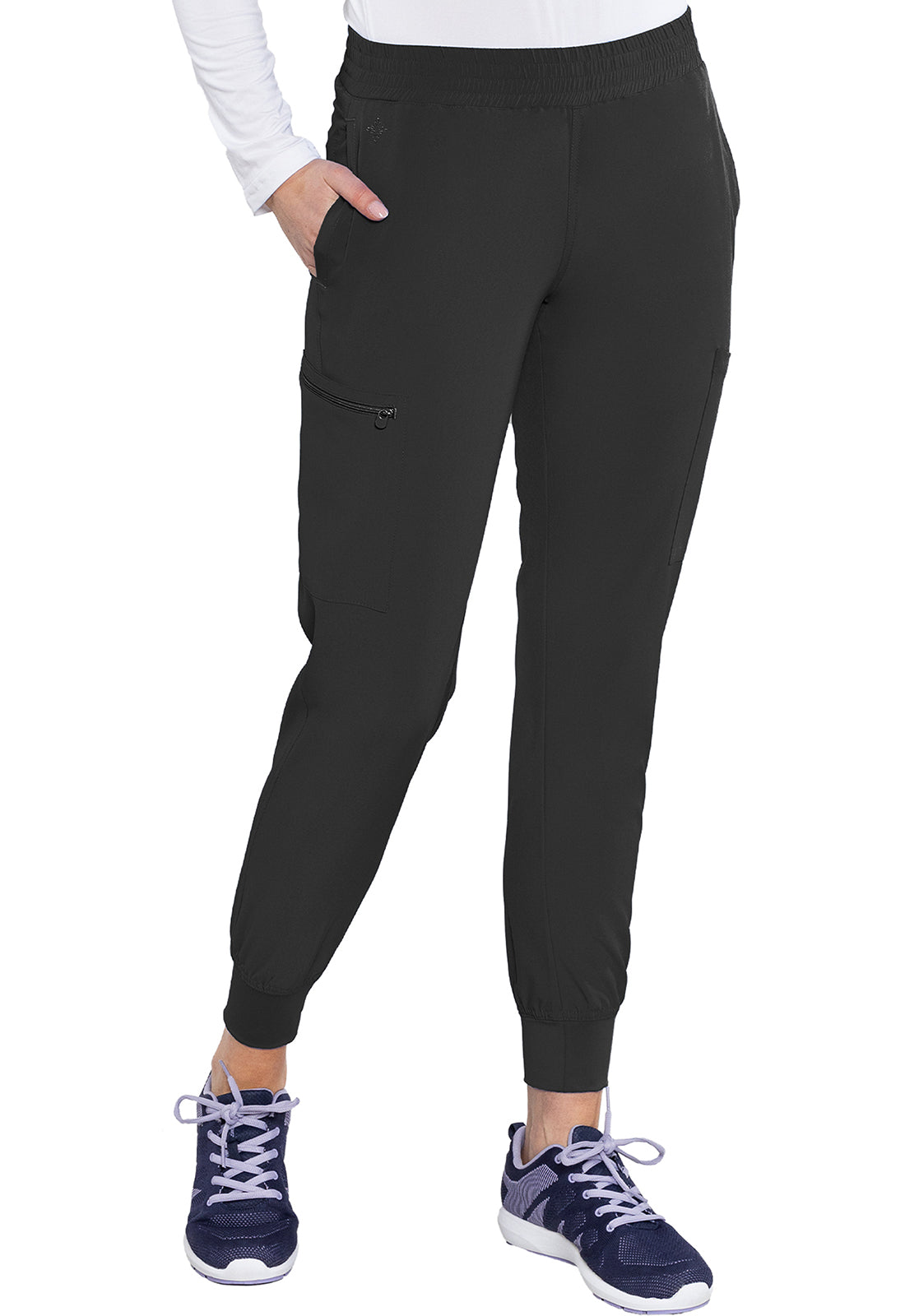 MC ENERGY Women's MC8739 Smocked Waist Jogger