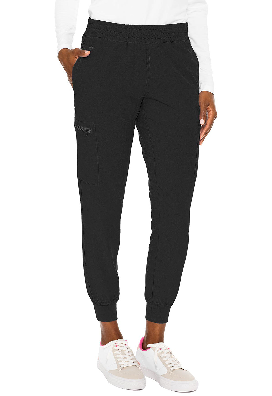 MC ENERGY Women's MC8739 Smocked Waist Jogger