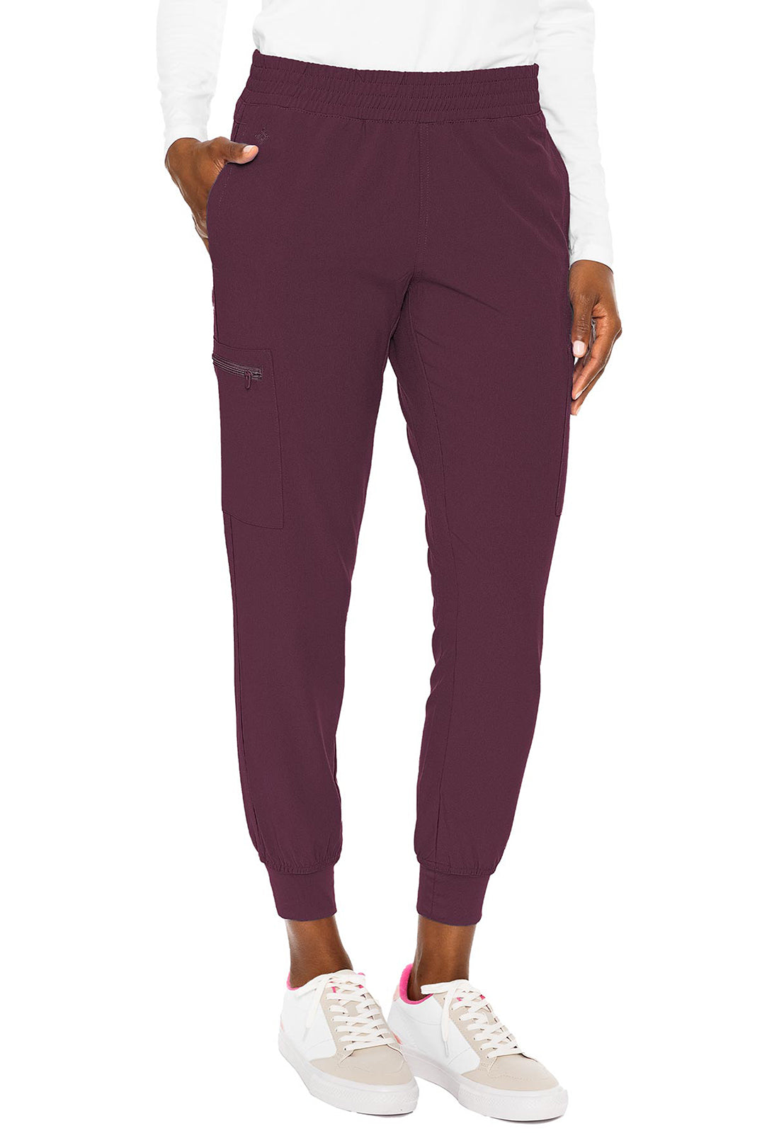 MC ENERGY Women's MC8739 Smocked Waist Jogger