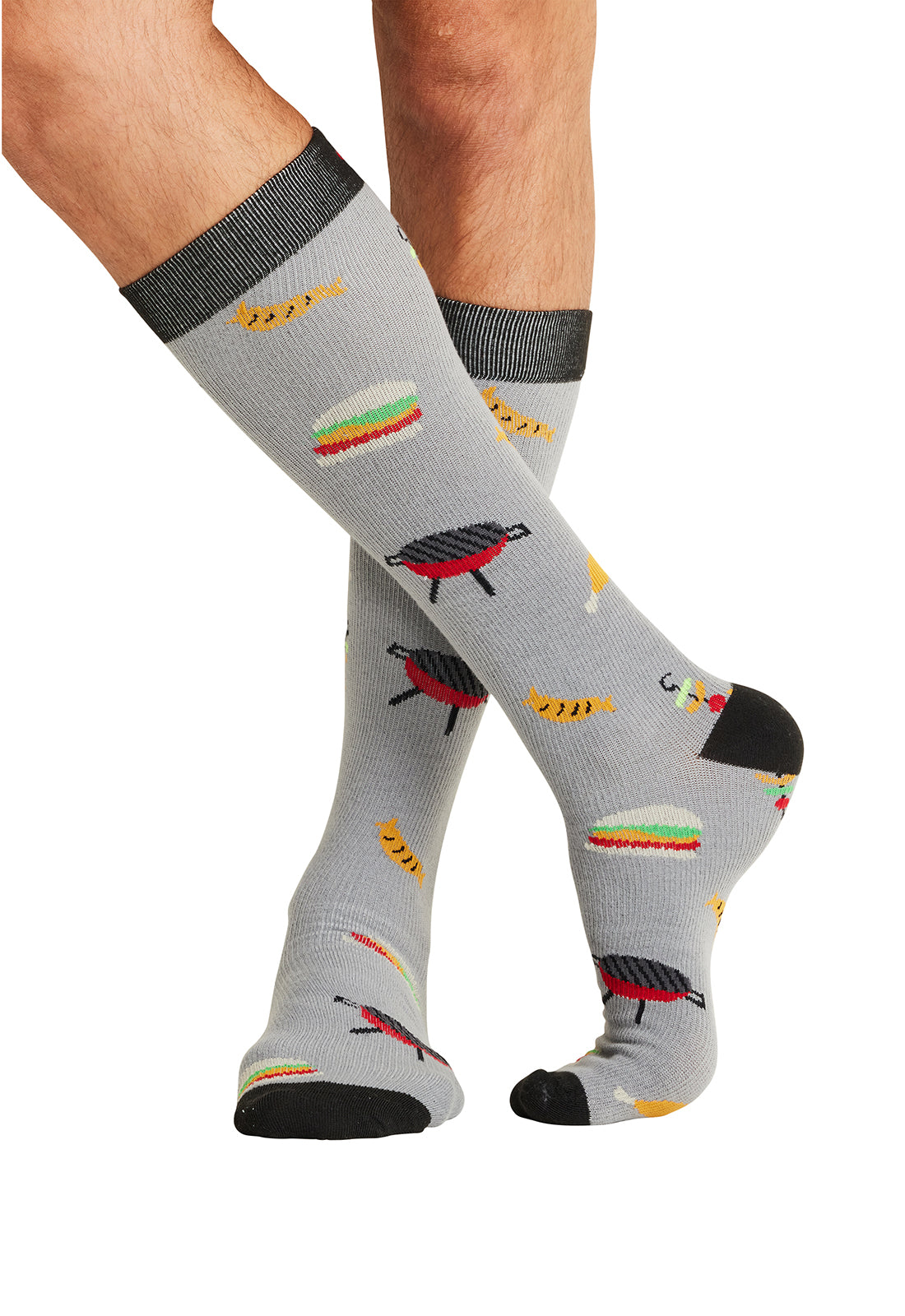 Cherokee Legwear Men's MPRINTSUPPOR Men's 10-15mmHg Compression Socks