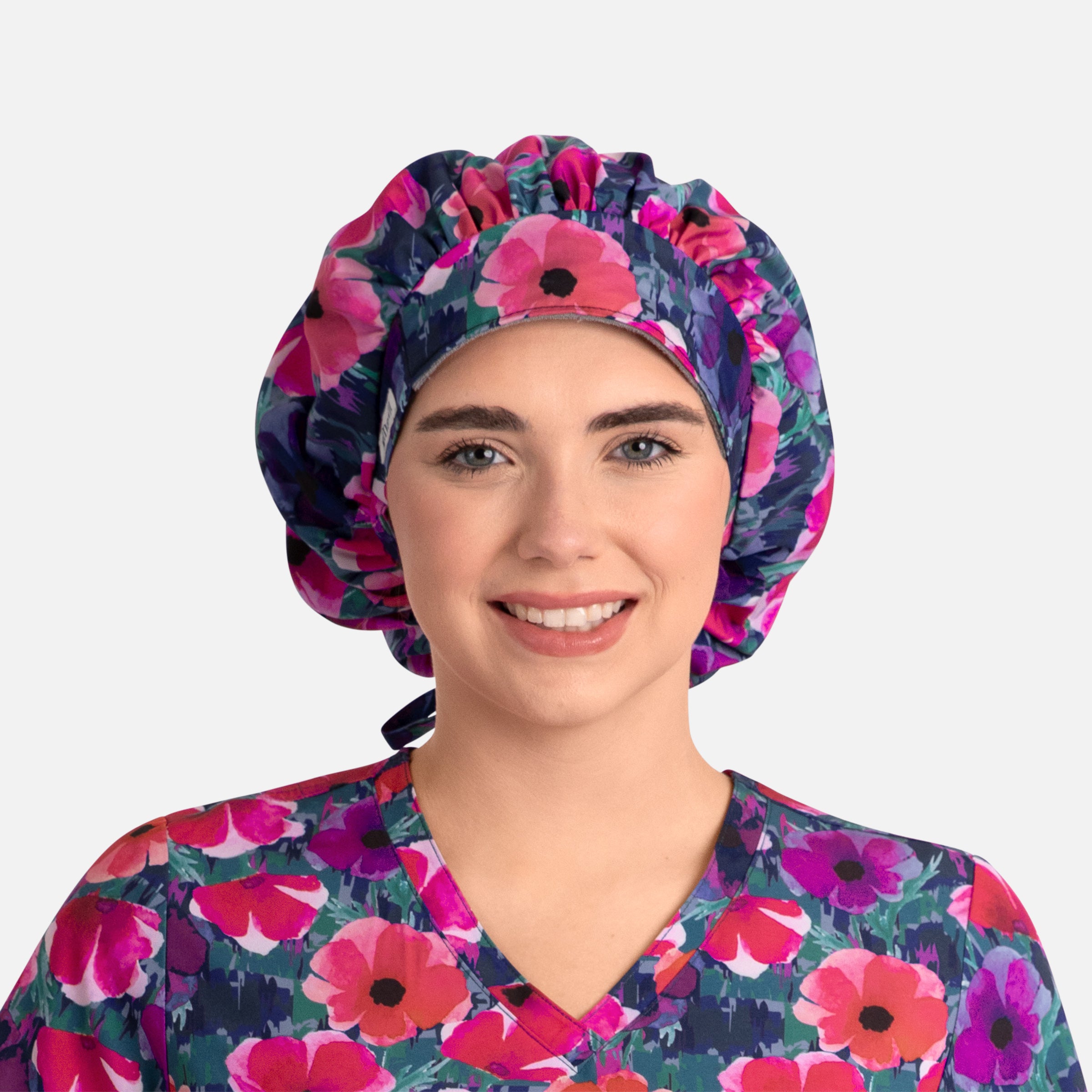 Maevn Scrub Cap NC325 Unisex Printed Bouffant Cap