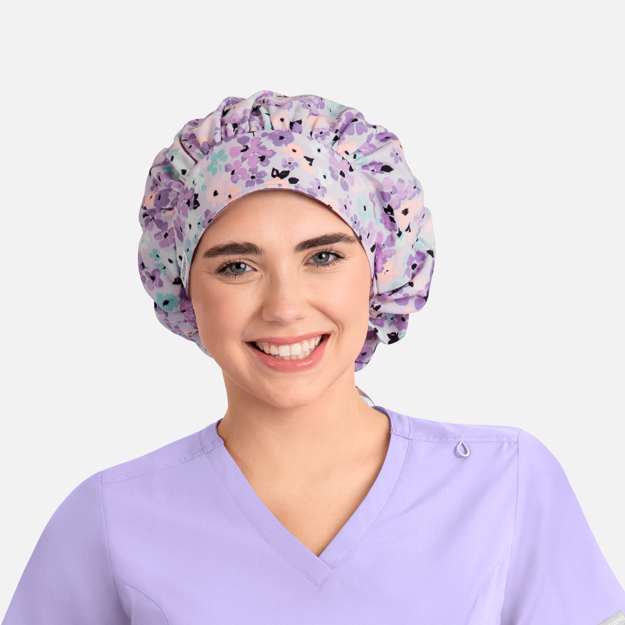 Maevn Scrub Cap NC325 Unisex Printed Bouffant Cap