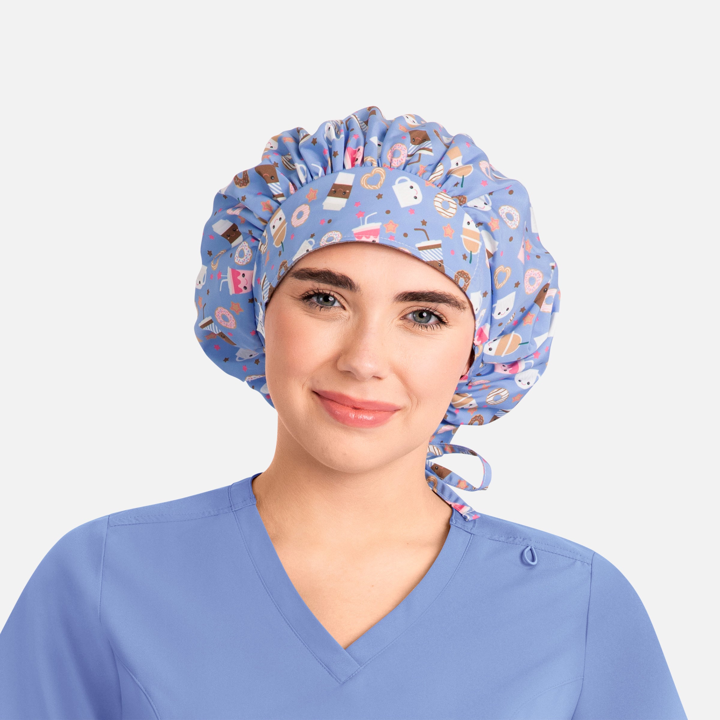 Maevn Scrub Cap NC325 Unisex Printed Bouffant Cap