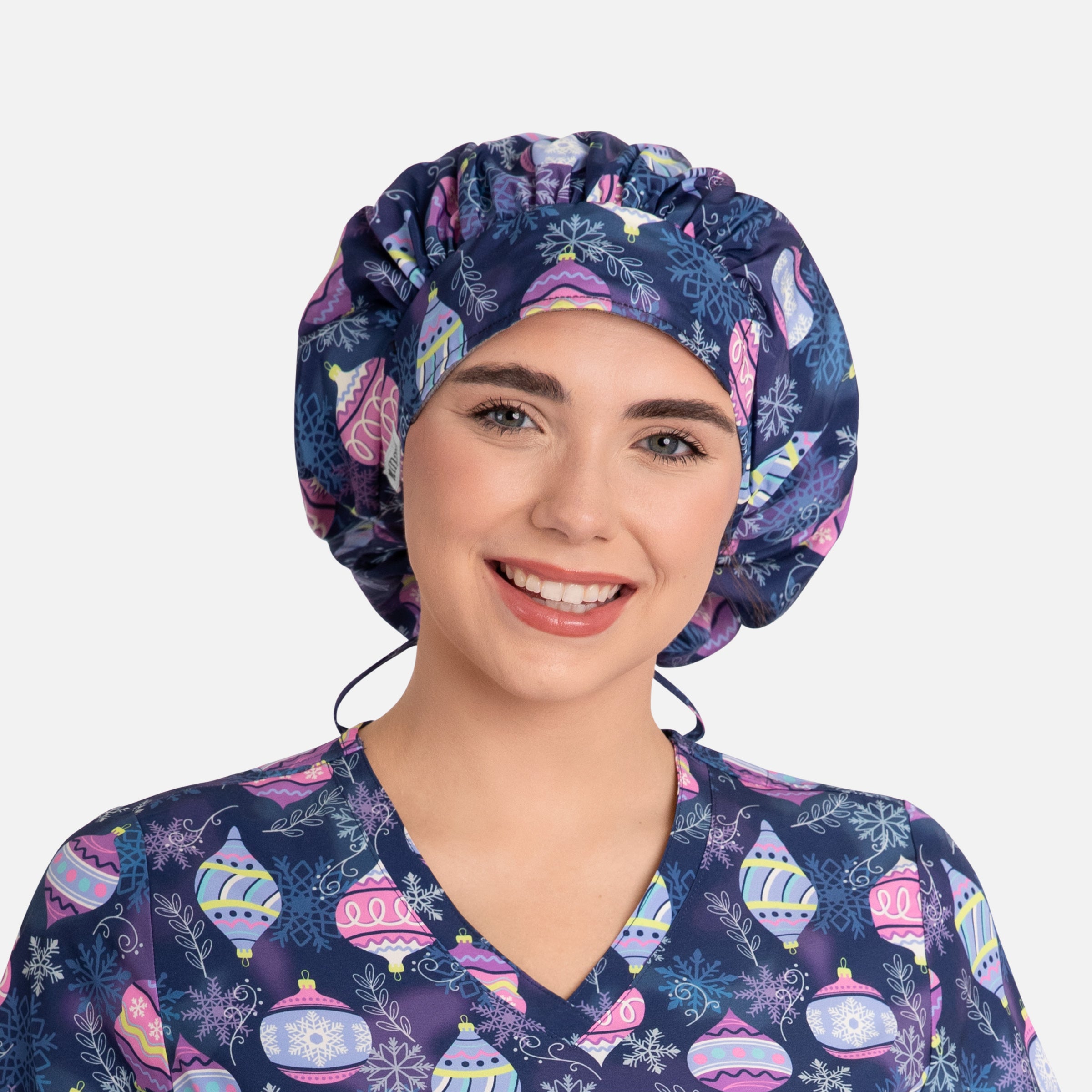 Maevn Scrub Cap NC325 Unisex Printed Bouffant Cap