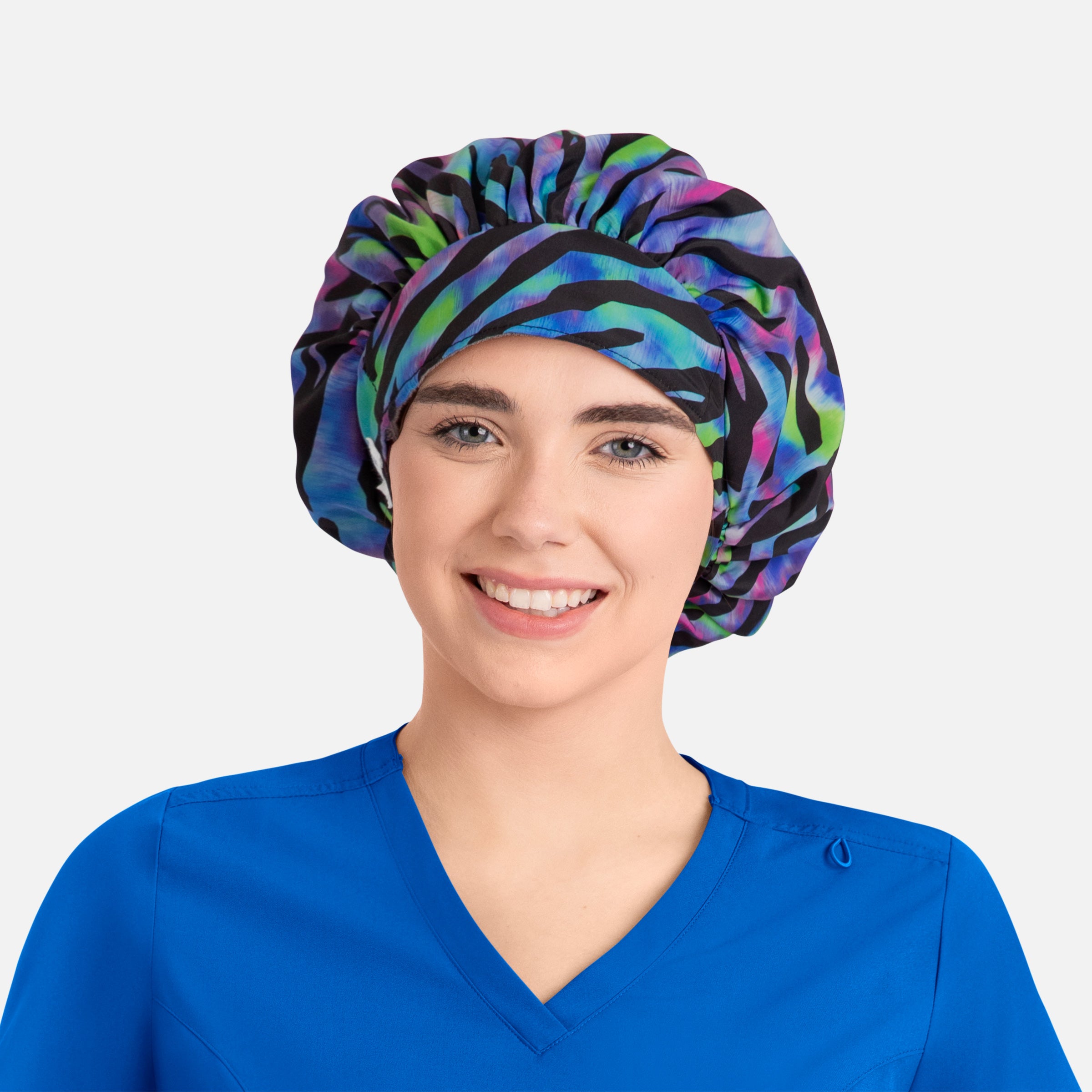 Maevn Scrub Cap NC325 Unisex Printed Bouffant Cap