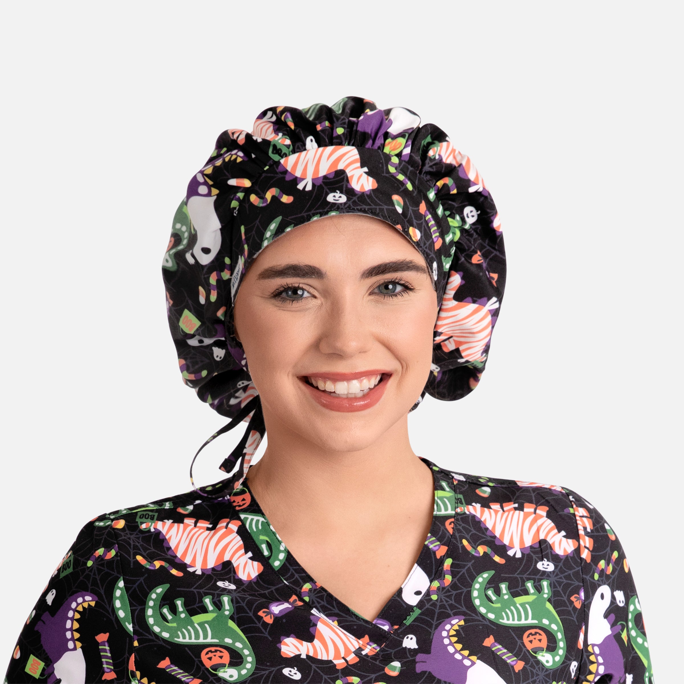 Maevn Scrub Cap NC325 Unisex Printed Bouffant Cap