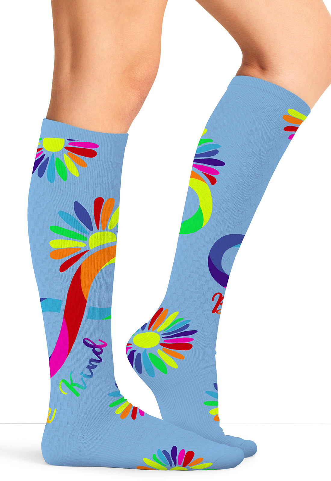 Cherokee Legwear Women's PRINTSUPPOR Women's 10-15mmHg Compression Socks