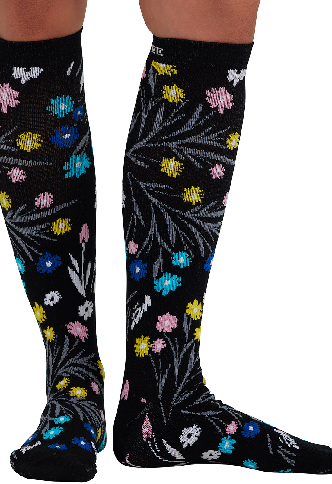 Cherokee Legwear Women's PRINTSUPPOR Women's 10-15mmHg Compression Socks