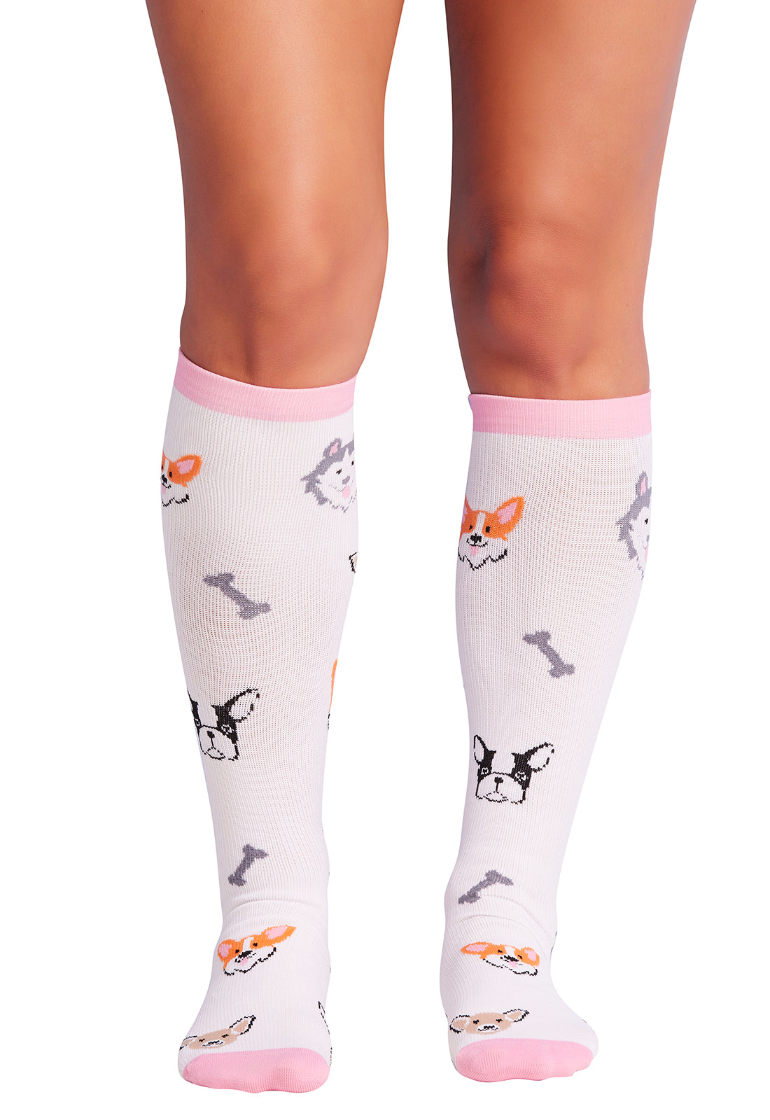 Cherokee Legwear Women's PRINTSUPPOR Women's 10-15mmHg Compression Socks