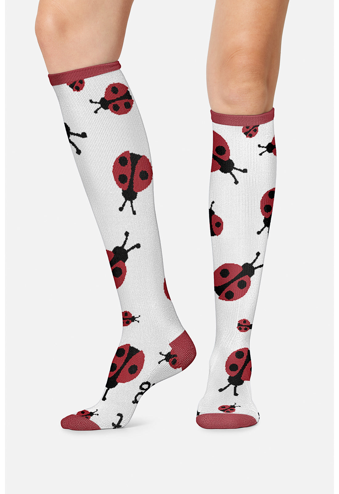 Cherokee Legwear Women's PRINTSUPPOR Women's 10-15mmHg Compression Socks