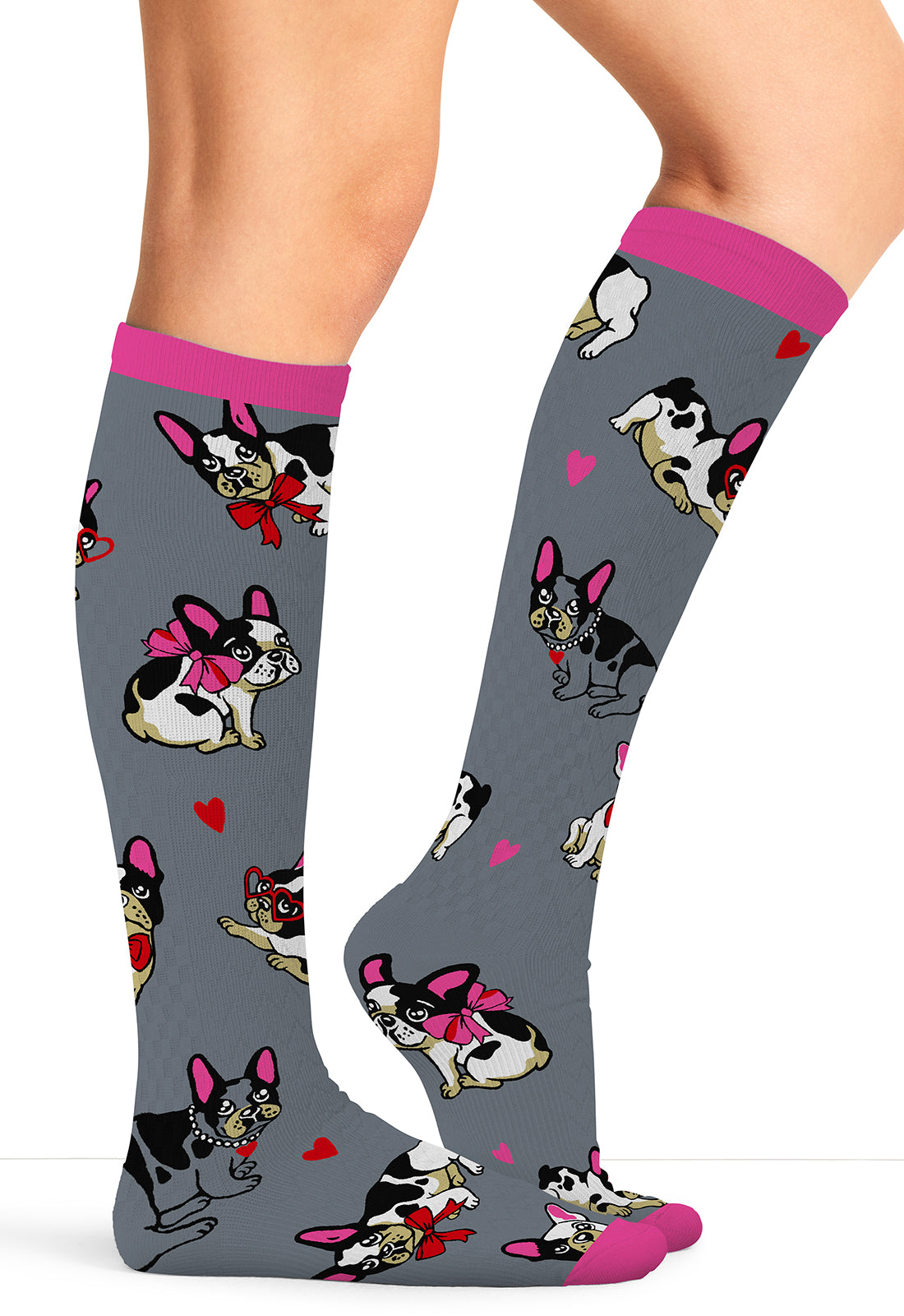 Cherokee Legwear Women's PRINTSUPPOR Women's 10-15mmHg Compression Socks