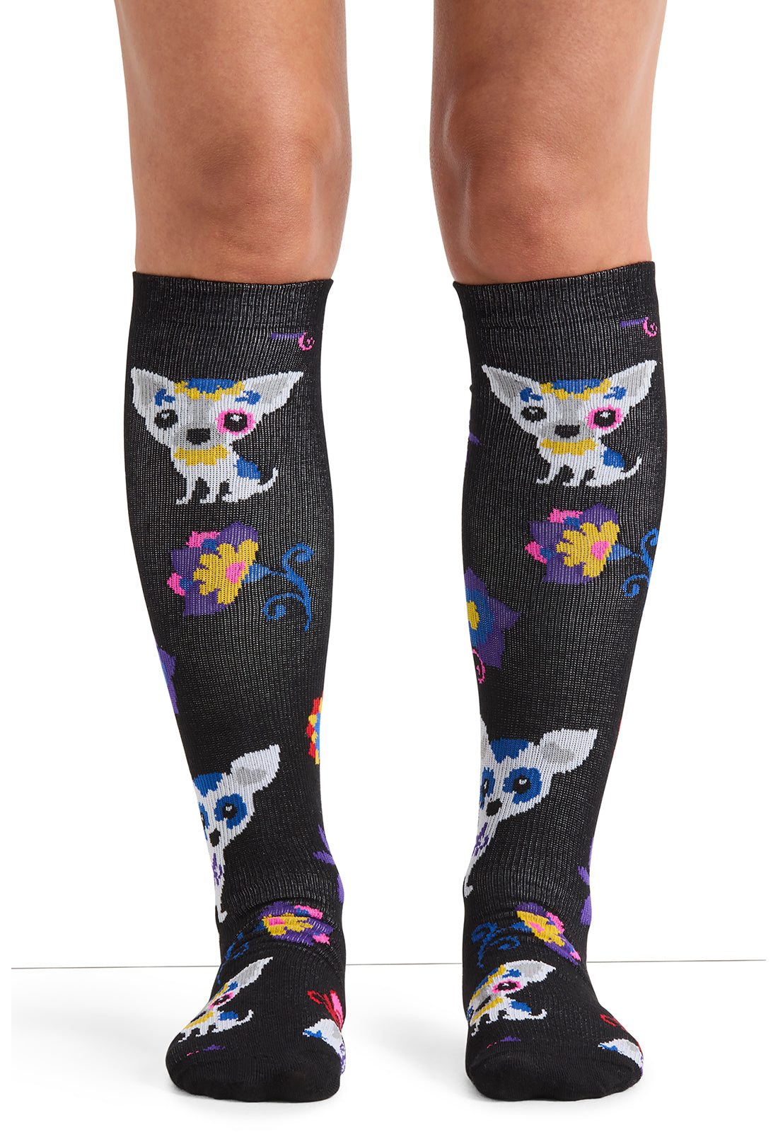 Cherokee Legwear Women's PRINTSUPPOR Women's 10-15mmHg Compression Socks