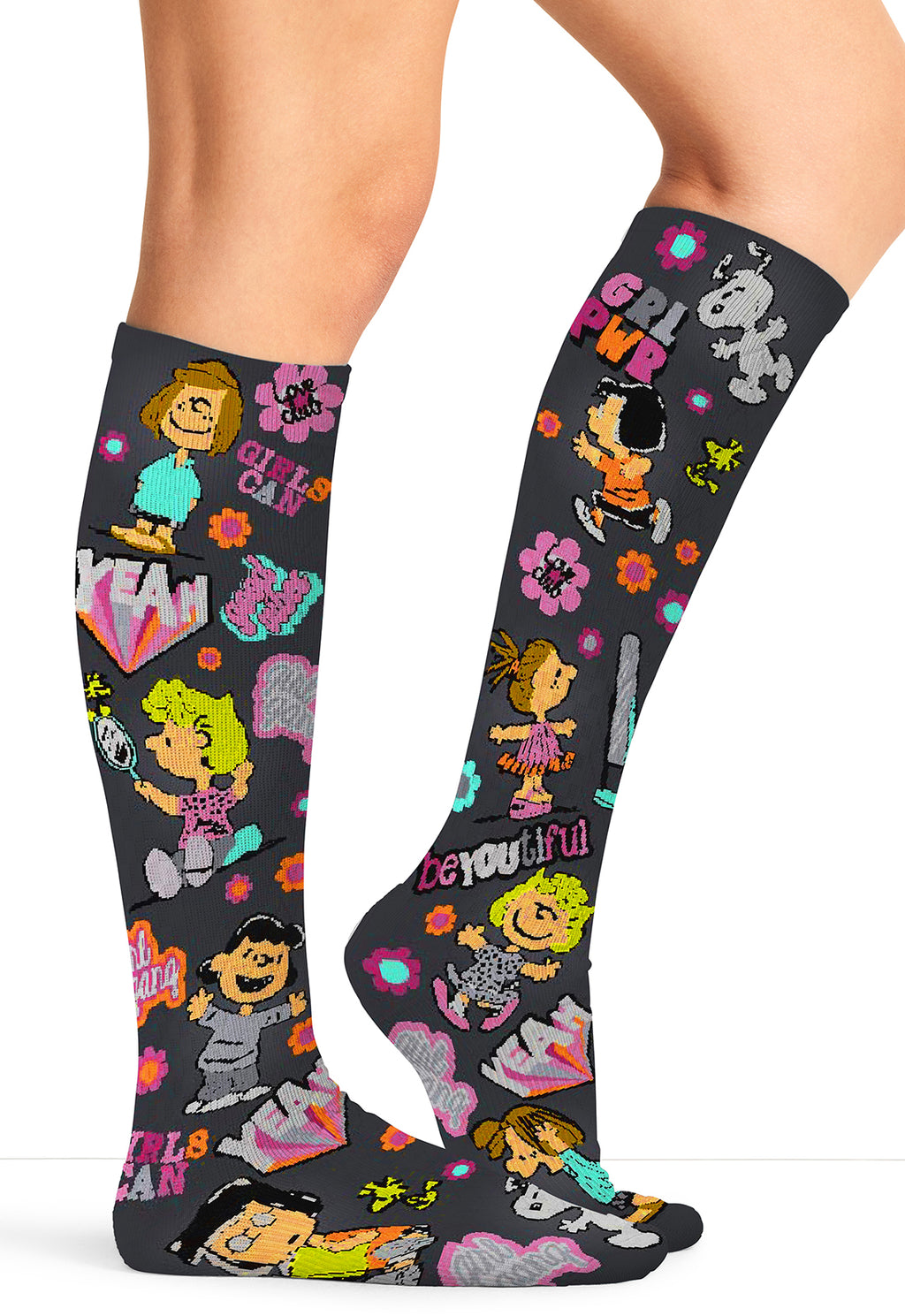 TF TOONS LEGWEAR Women's TCOMFORTSUPPOR Knee High 8-15mmHg Compression Socks