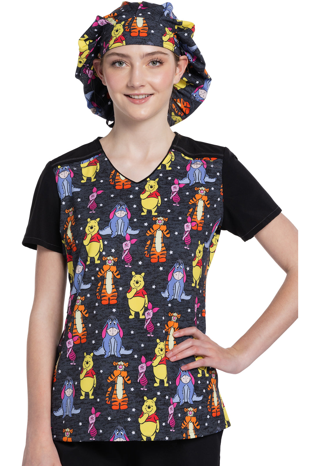 Cherokee Licensed Women's TF639 V-Neck Top
