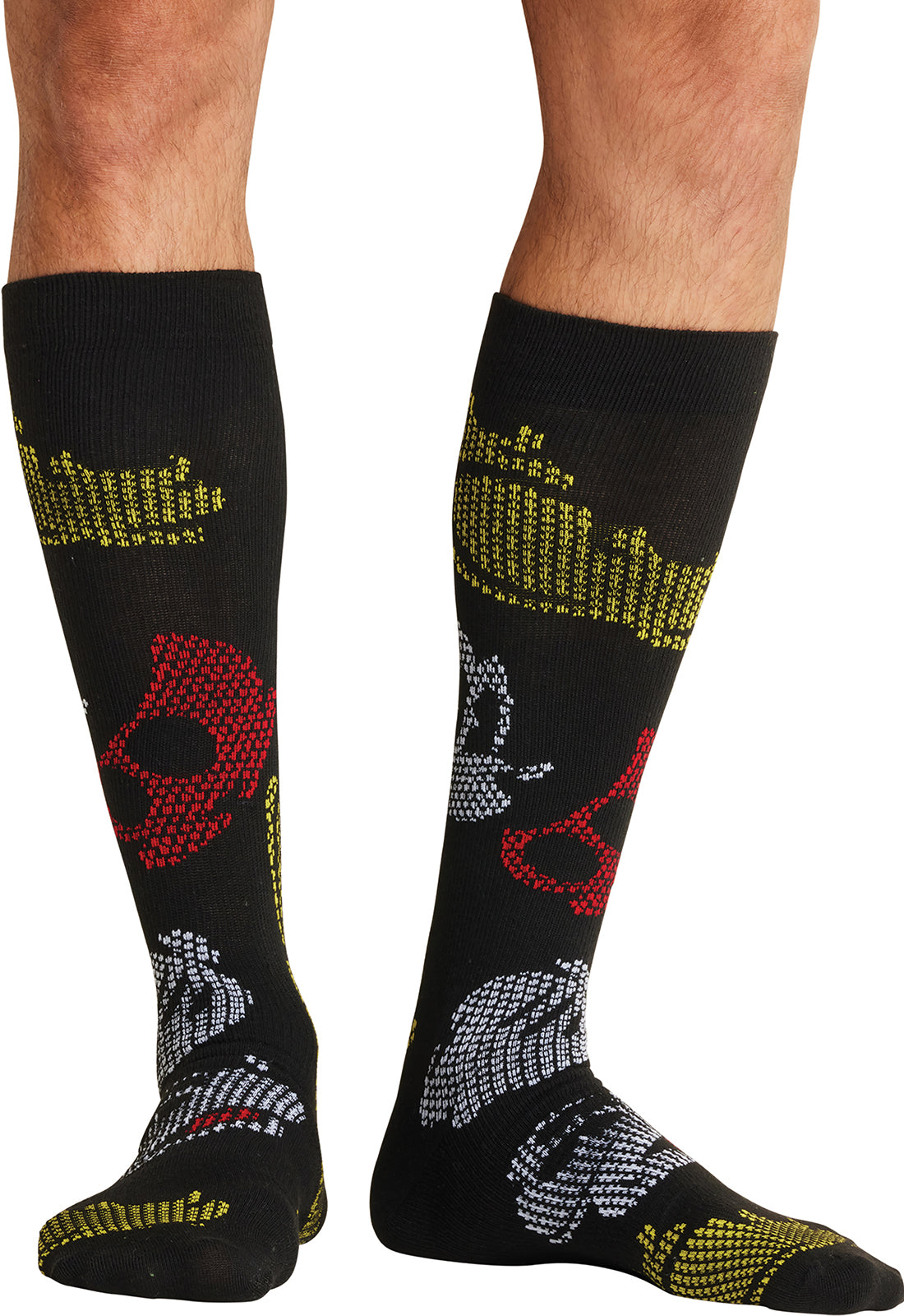 TF TOONS LEGWEAR Men's TMPRINTSUPPOR Men's 10-15mmHg Compression Socks