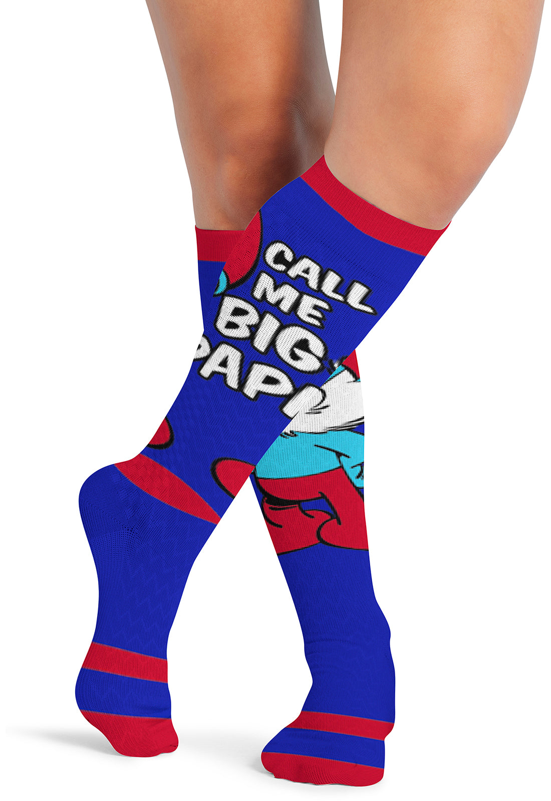 TF TOONS LEGWEAR Men's TMPRINTSUPPOR Men's 10-15mmHg Compression Socks