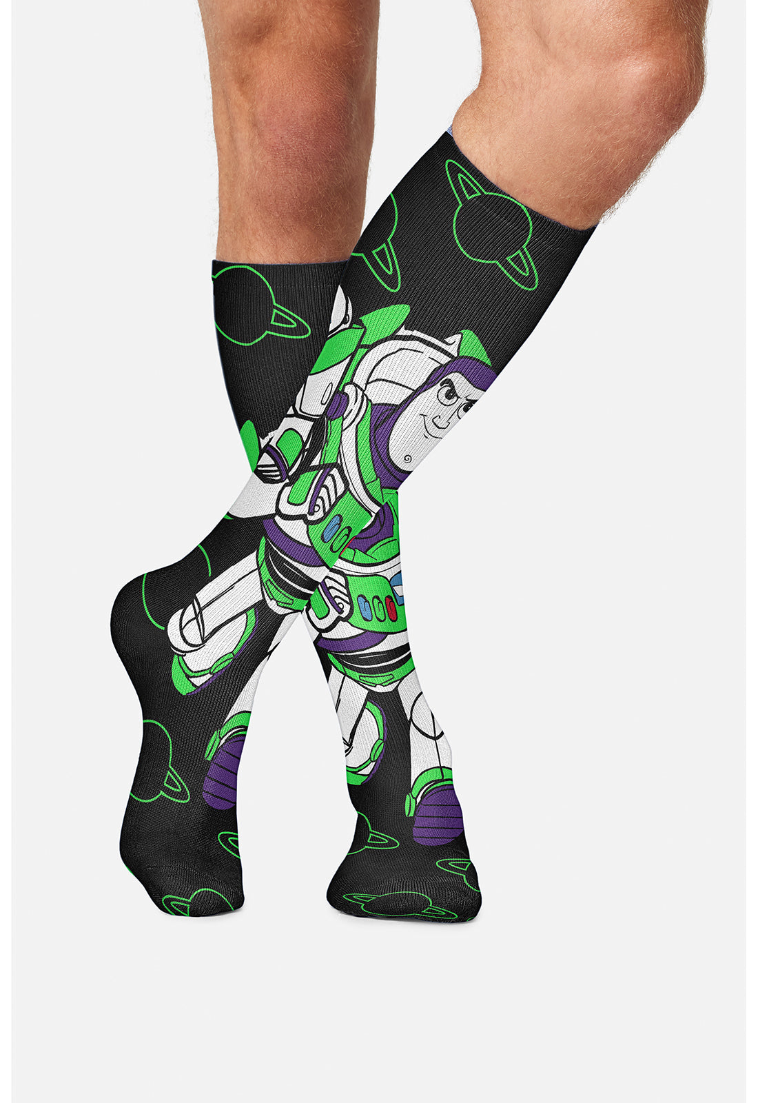 Tooniforms Legwear Men's TMPRINTSUPPOR Men's 10-15mmHg Compression Socks