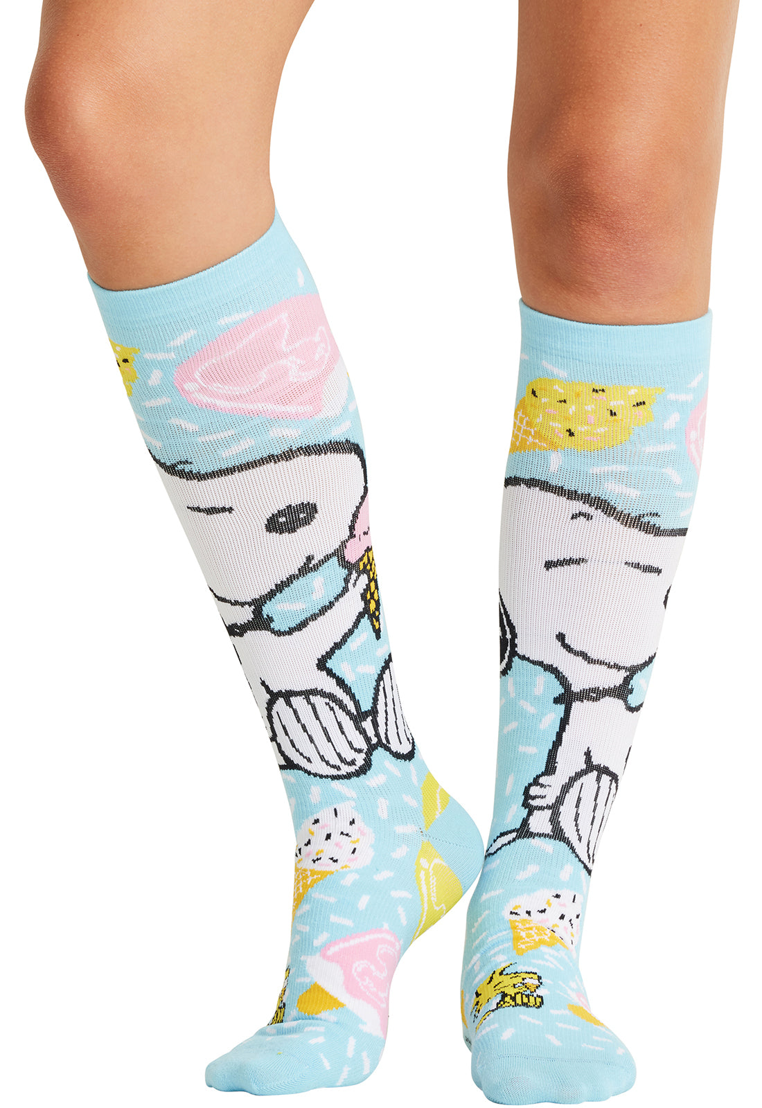 TF TOONS LEGWEAR Women's TPRINTSUPPOR Women's 10-15mmHg Compression Socks