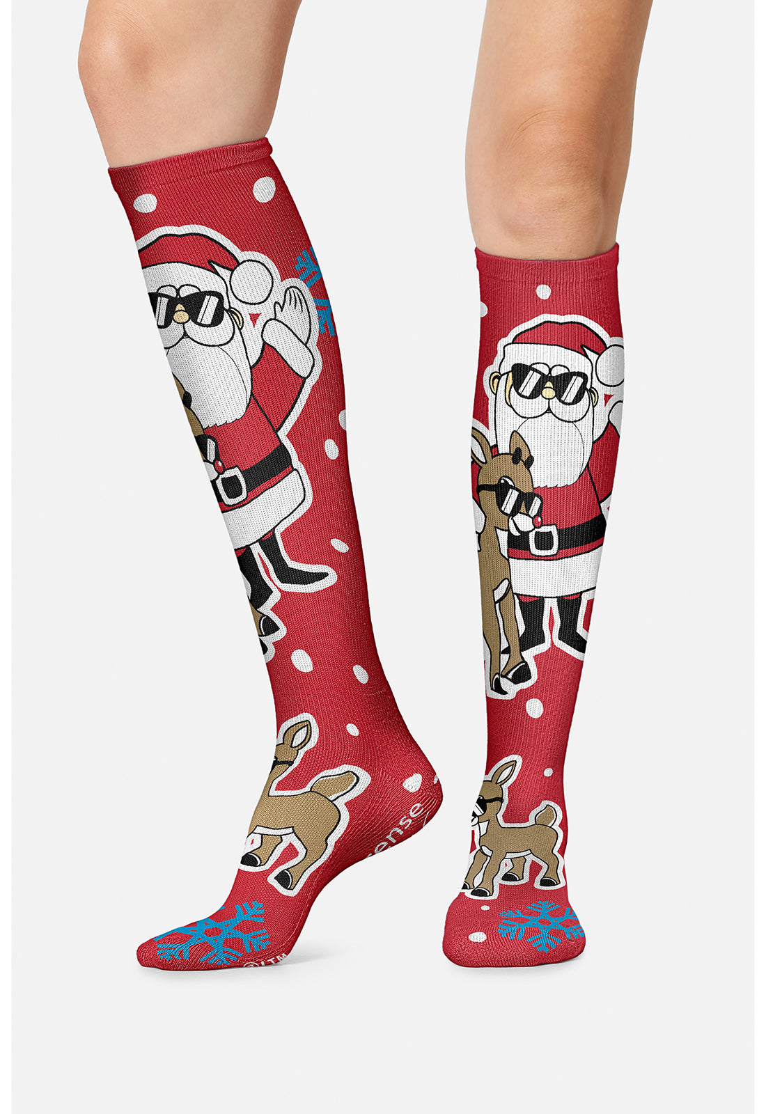 TF TOONS LEGWEAR Women's TPRINTSUPPOR Women's 10-15mmHg Compression Socks
