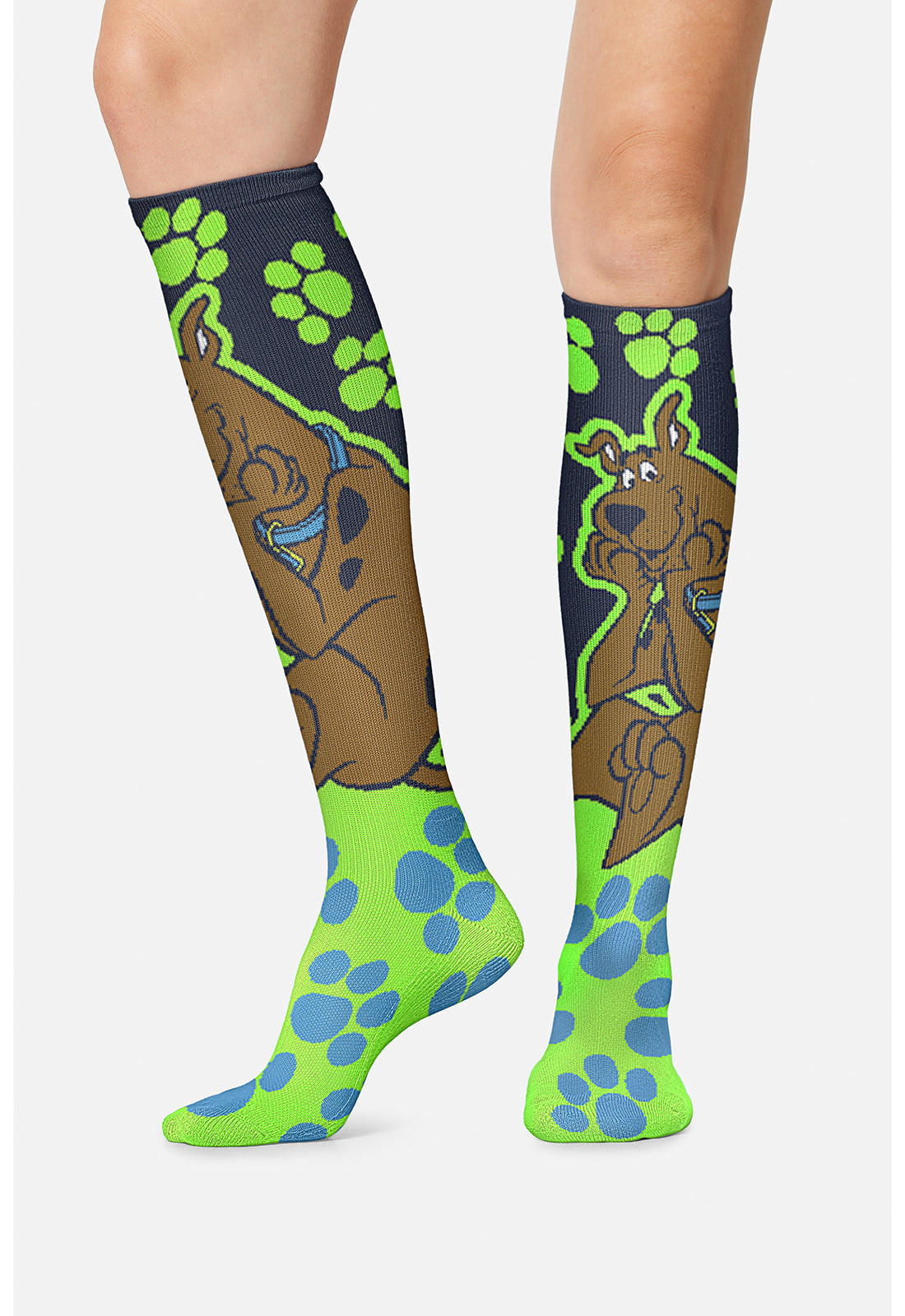 TF TOONS LEGWEAR Women's TPRINTSUPPOR Women's 10-15mmHg Compression Socks