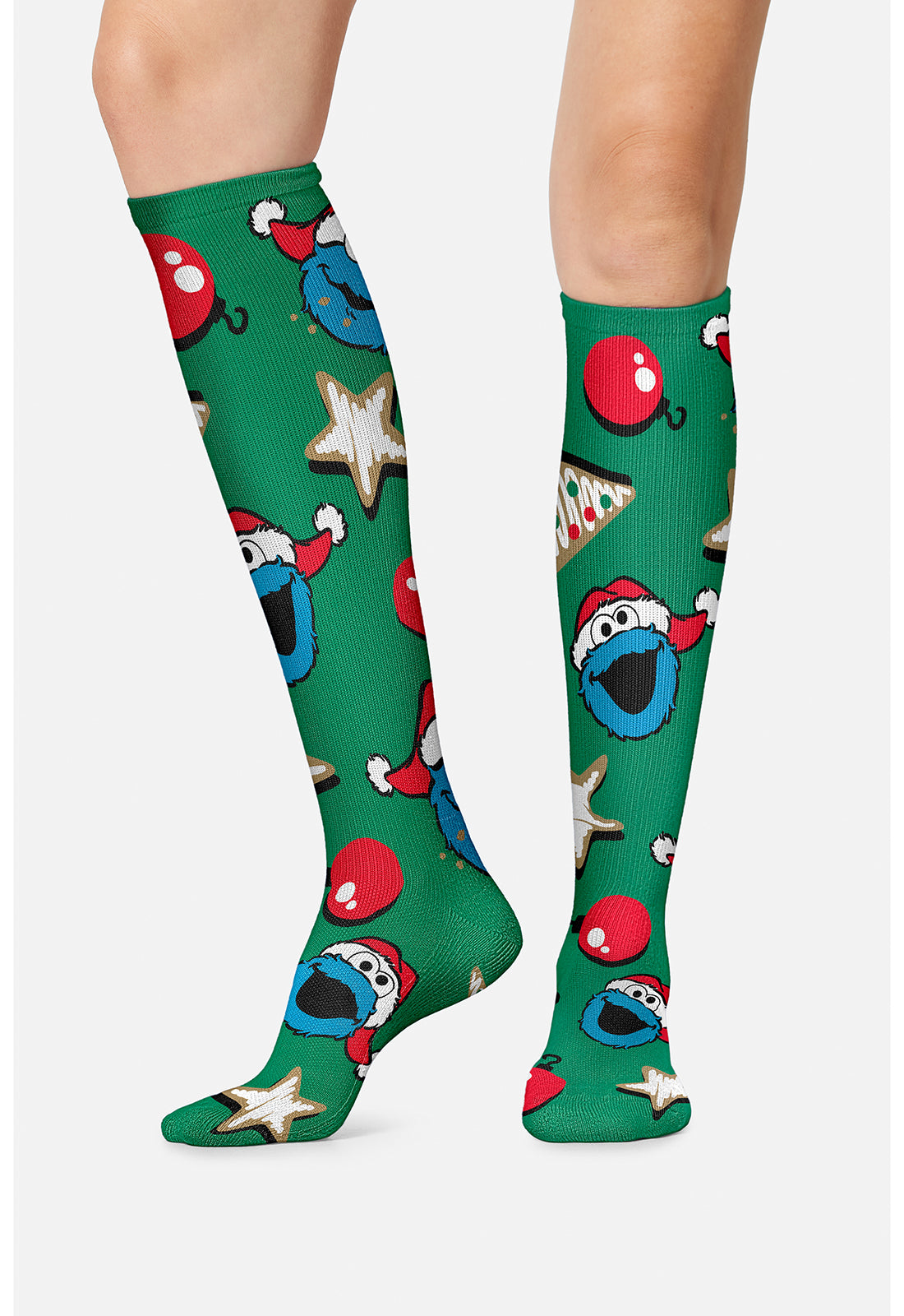 TF TOONS LEGWEAR Women's TPRINTSUPPOR Women's 10-15mmHg Compression Socks