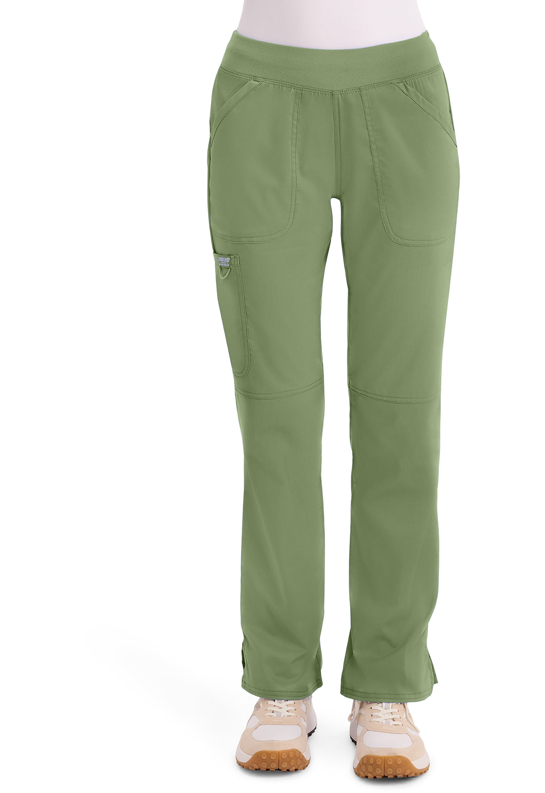 Cherokee WW Revolution Women's WW110 Mid Rise Straight Leg Pull-on Pant