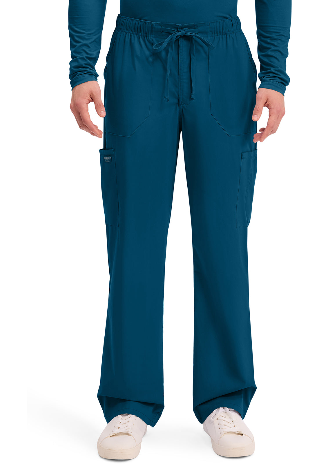 Cherokee WW Professionals Men's WW190 Men's Tapered Leg Fly Front Cargo Pant