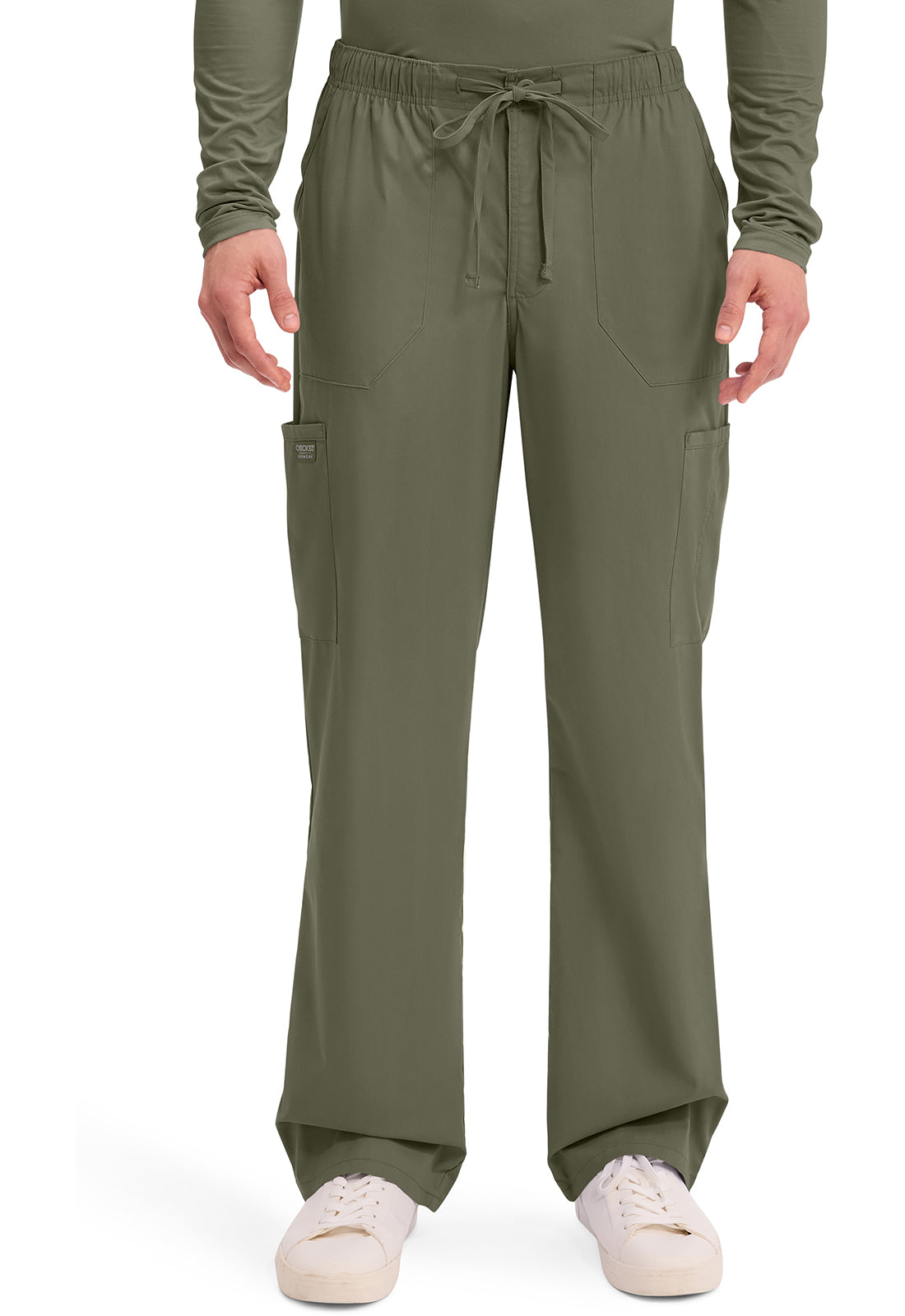 Cherokee WW Professionals Men's WW190 Men's Tapered Leg Fly Front Cargo Pant