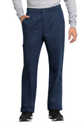 Cherokee WW Rev Tech Men's WW250AB Men's Mid Rise Straight Leg Zip Fly Pant