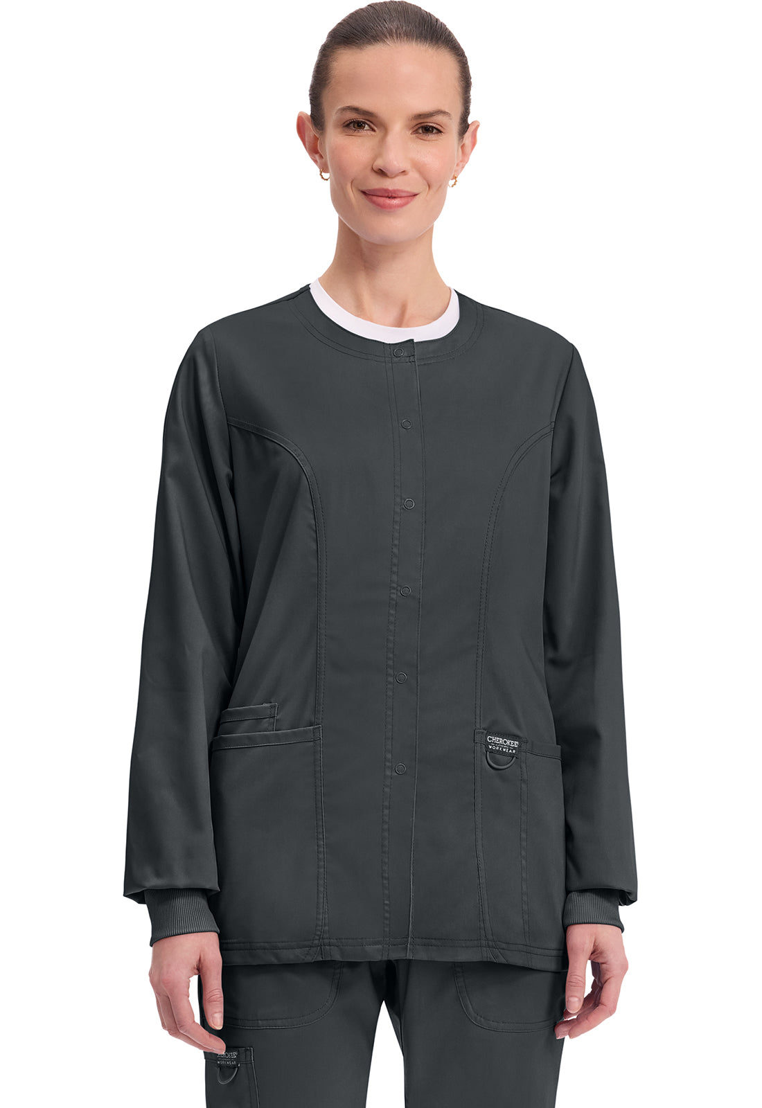 Cherokee WW Revolution Women's WW310 Snap Front Jacket