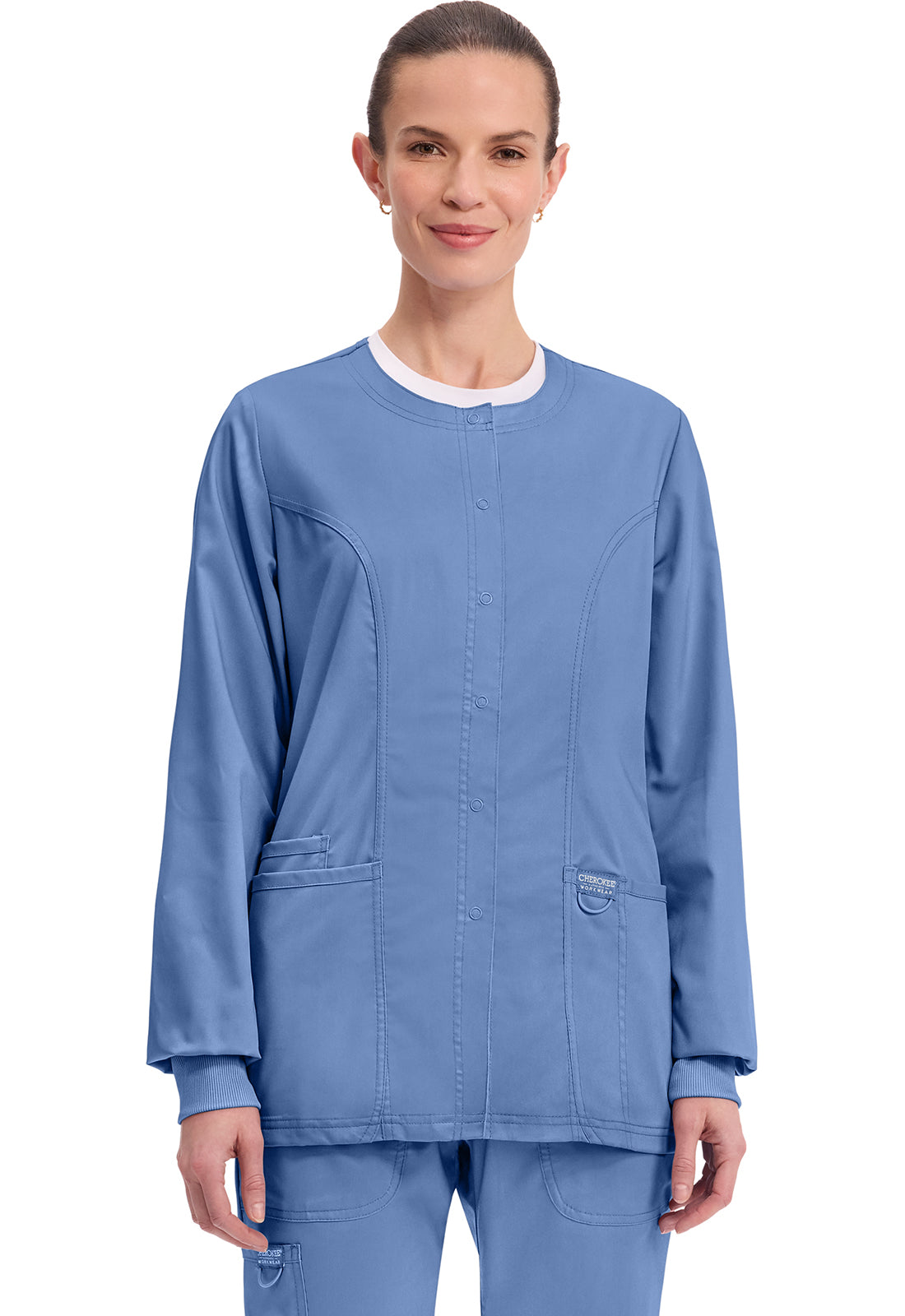 Cherokee WW Revolution Women's WW310 Snap Front Jacket