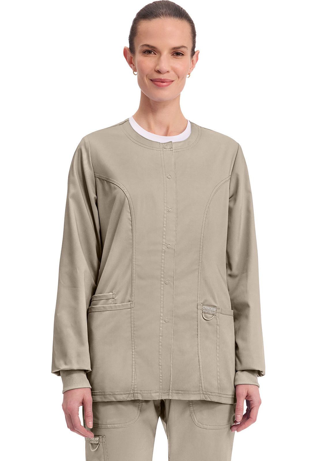 Cherokee WW Revolution Women's WW310 Snap Front Jacket