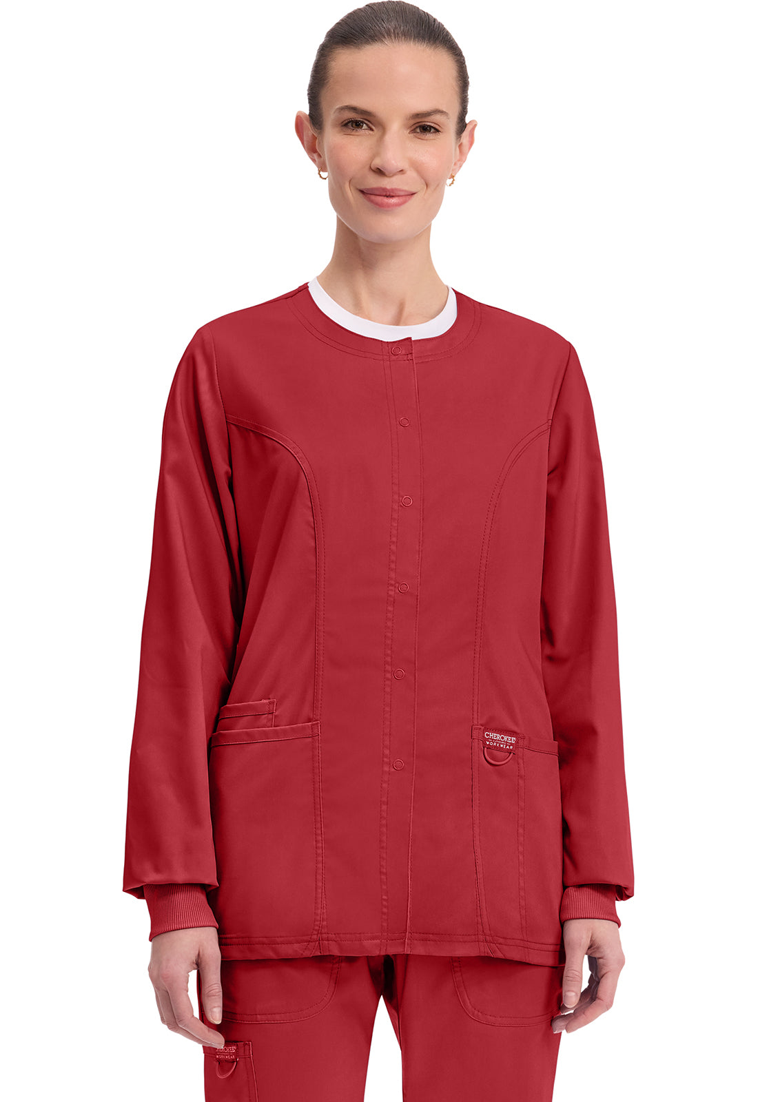 Cherokee WW Revolution Women's WW310 Snap Front Jacket