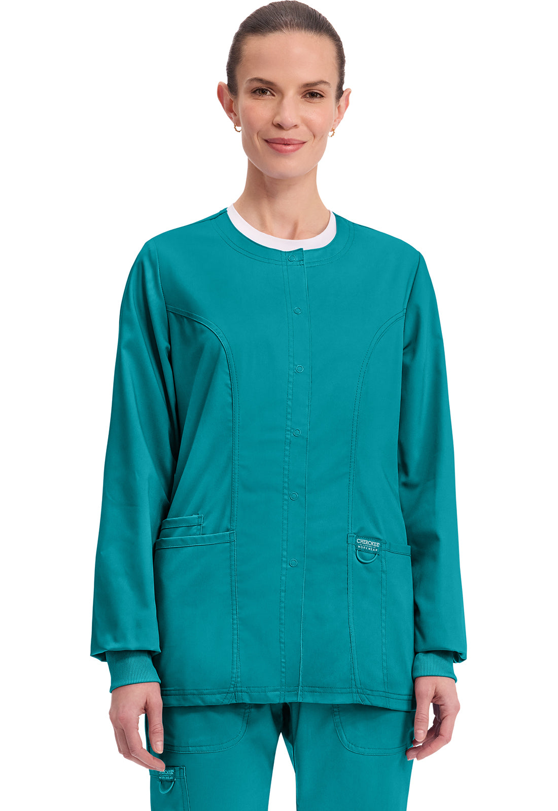 Cherokee WW Revolution Women's WW310 Snap Front Jacket