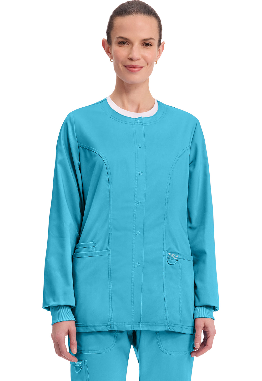 Cherokee WW Revolution Women's WW310 Snap Front Jacket