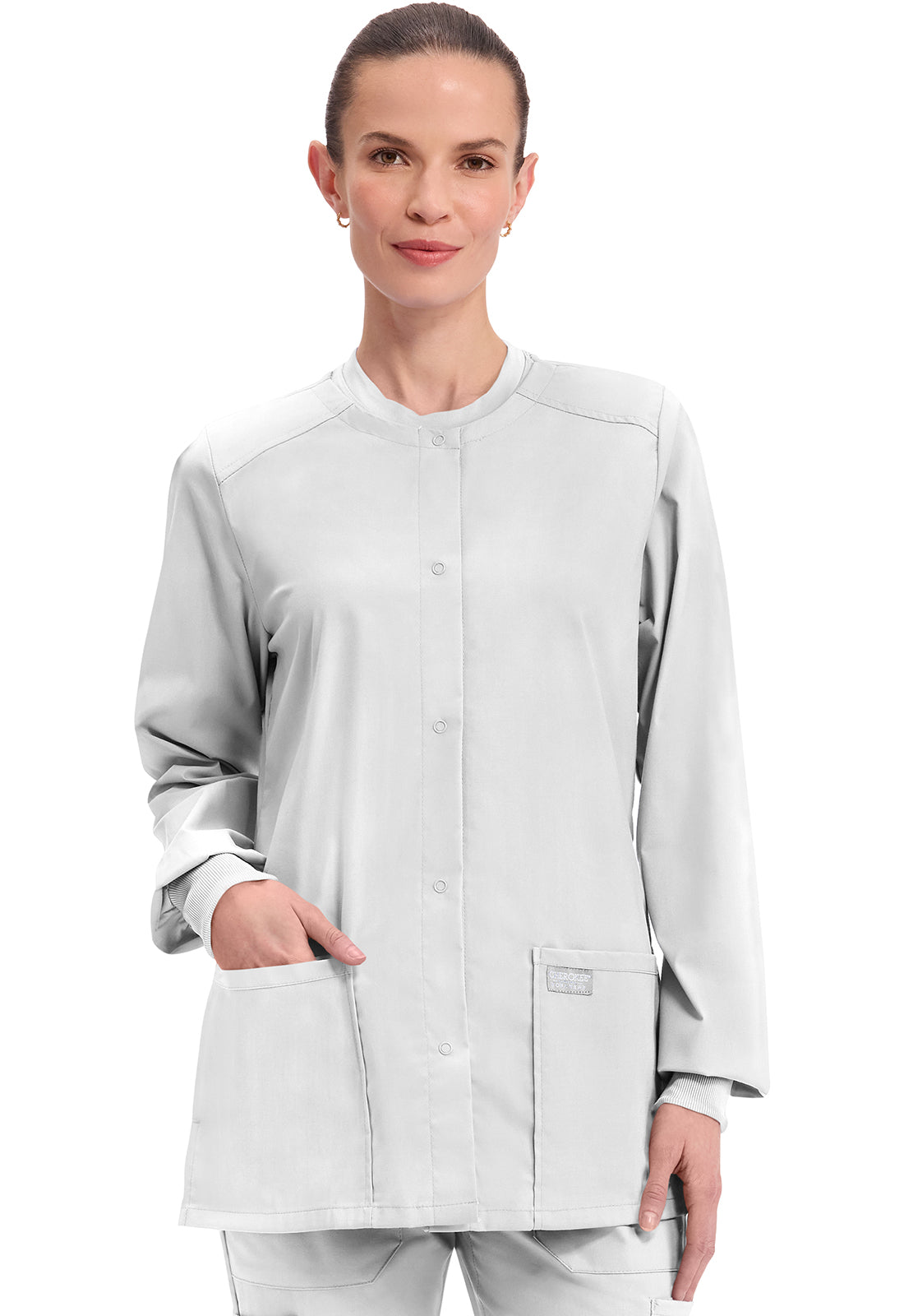 Cherokee WW Professionals Women's WW340 Snap Front Jacket