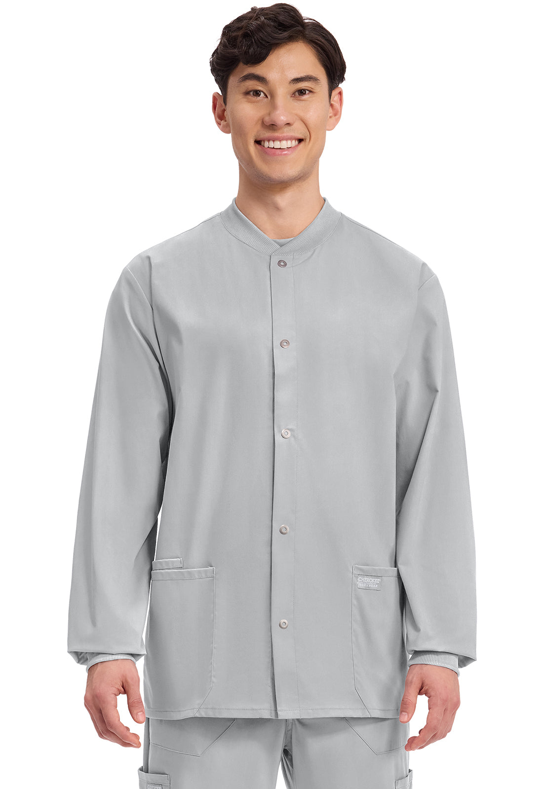 Cherokee WW Professionals Men's WW360 Men's Snap Front Jacket