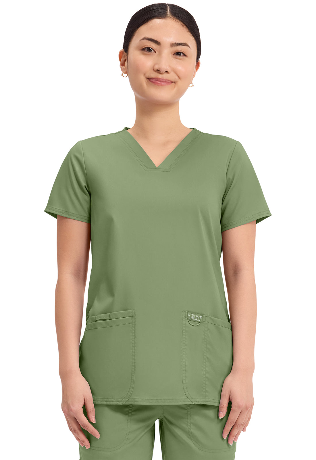 Cherokee WW Revolution Women's WW620 V-Neck Top